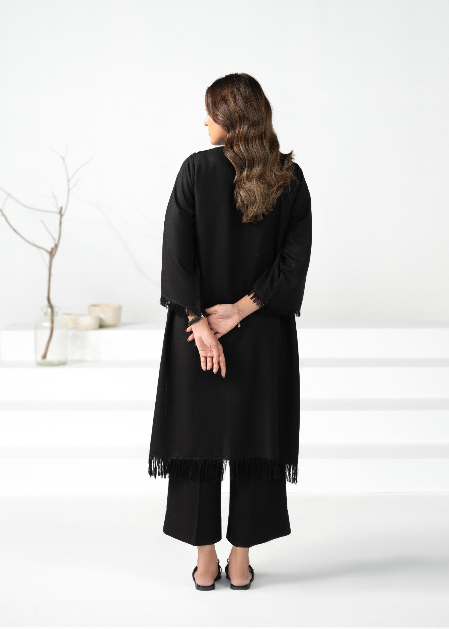 Divinely Crafted Women's Cord Sets Bold Statements Noir Black Lea Fall Women 2pcs