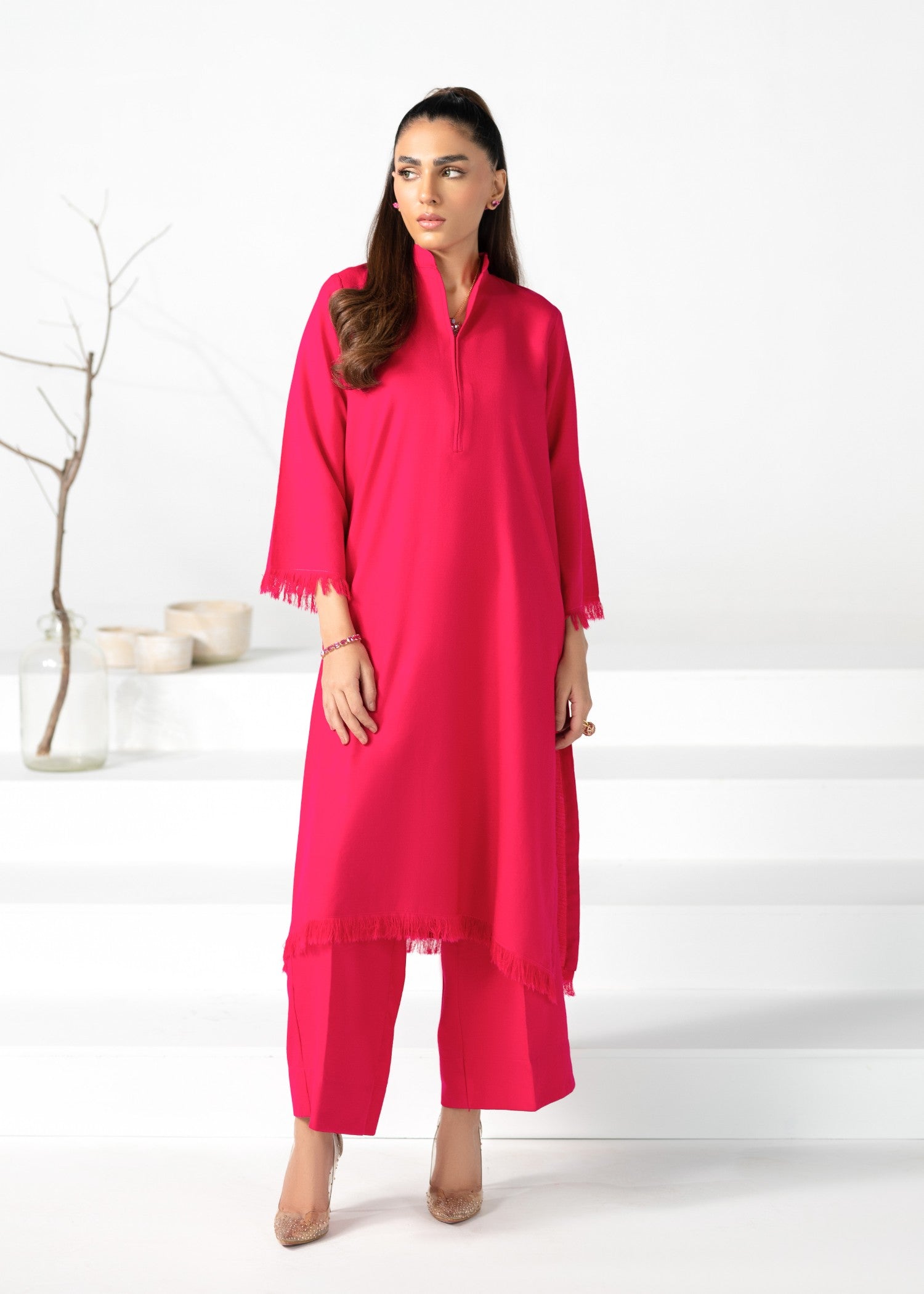 Divinely Crafted Women's Cord Sets Bold Statements Scarlet Blaze Red Lea Fall Women 2pcs