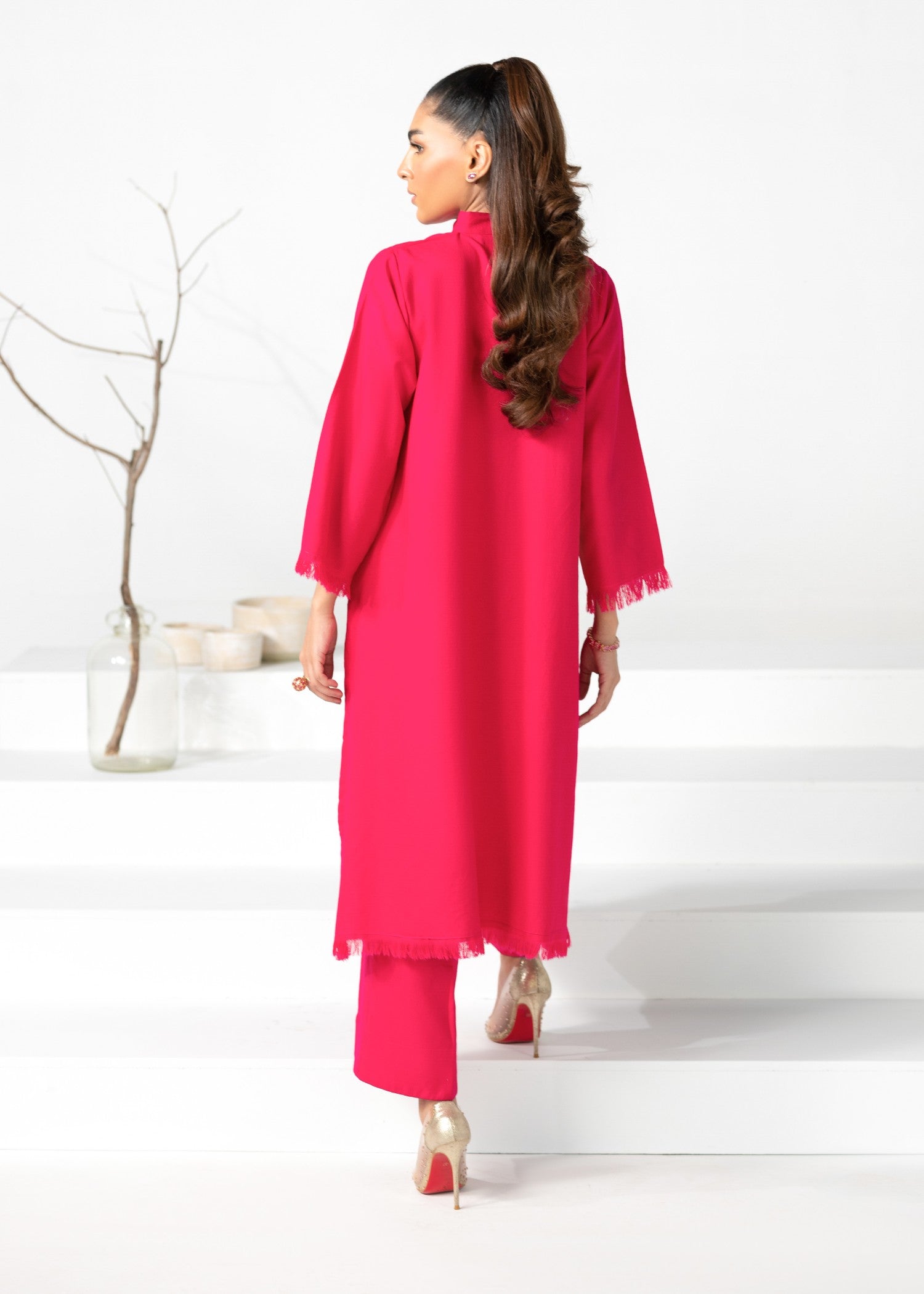 Divinely Crafted Women's Cord Sets Bold Statements Scarlet Blaze Red Lea Fall Women 2pcs