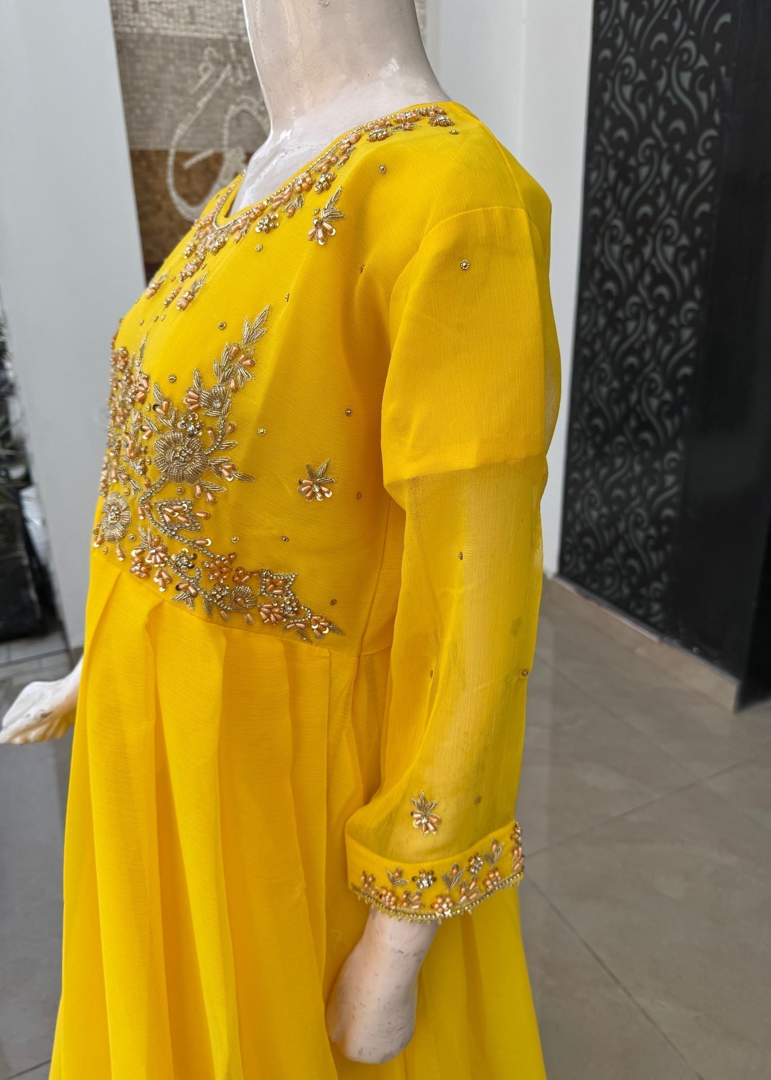 Noir Handmade Maxi Yellow Women 3pcs