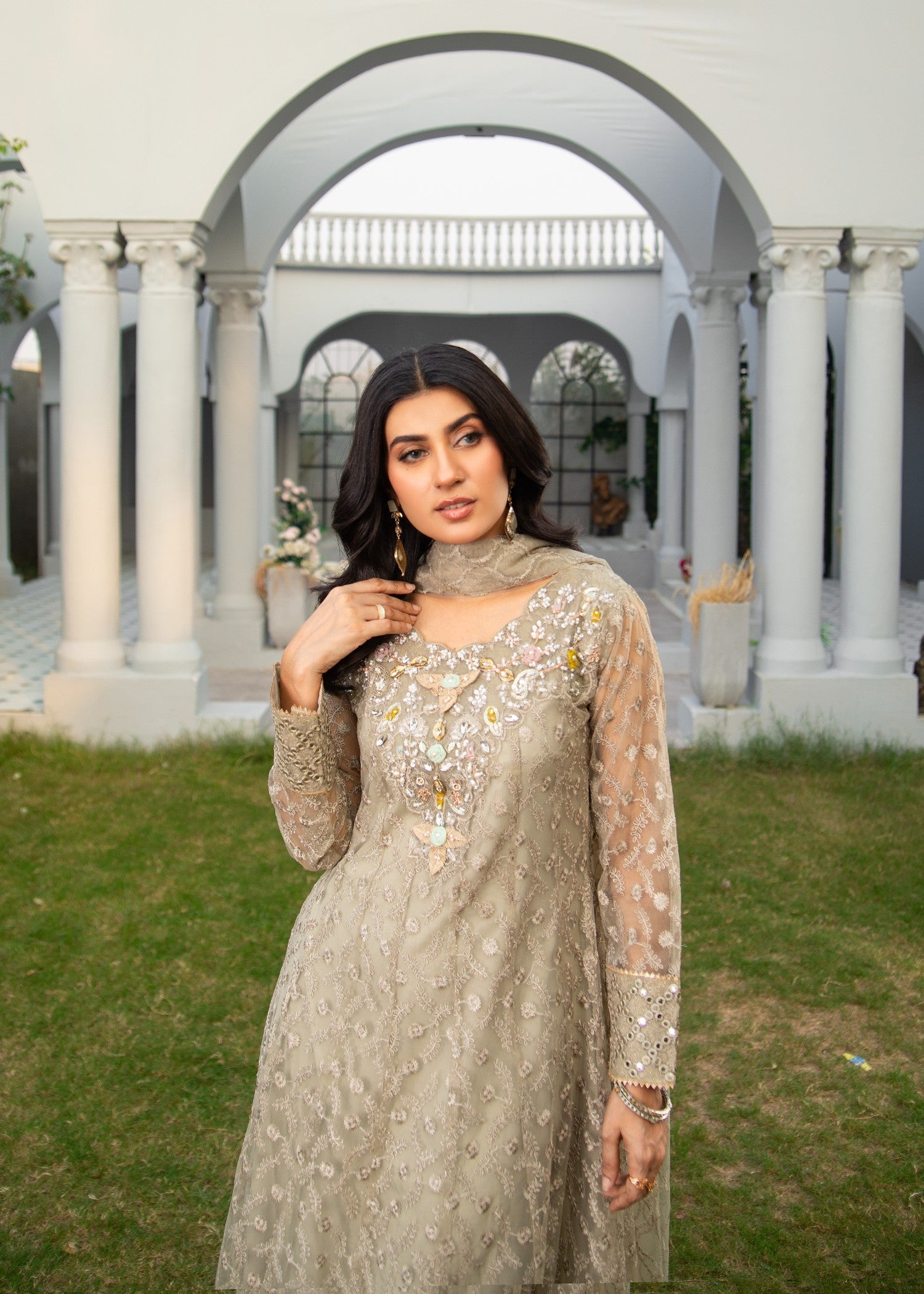 Manahils K 137 CHAMPAGNE Women 3pcs