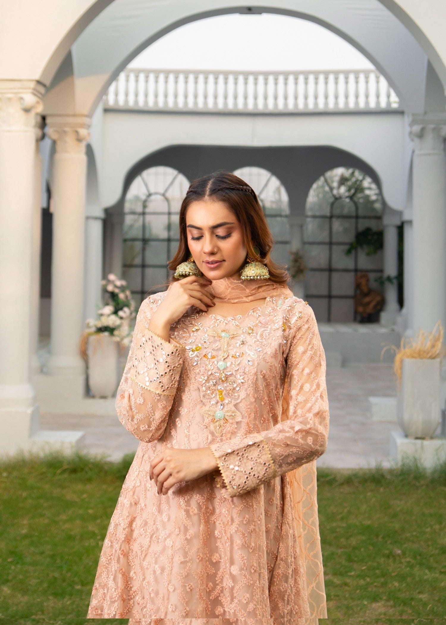 Manahils K 137 PEACH Women 3pcs