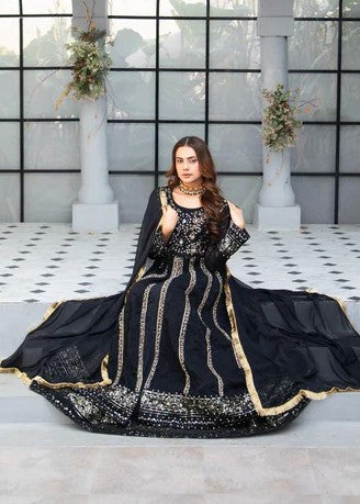 Mona Embroidery SERENE BLACK Women 3pcs