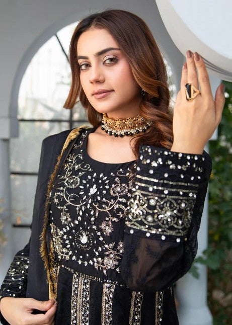 Mona Embroidery SERENE BLACK Women 3pcs