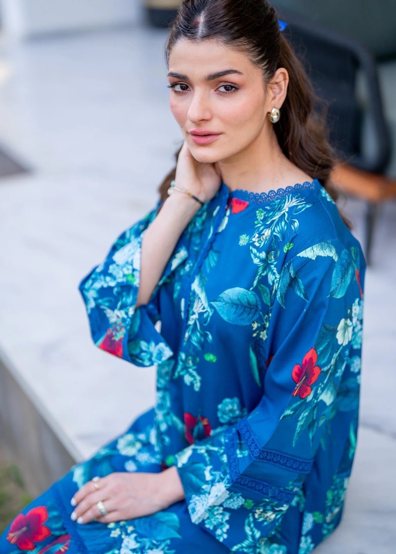 Naarj Impressionist CO ORD Set Women 2pcs