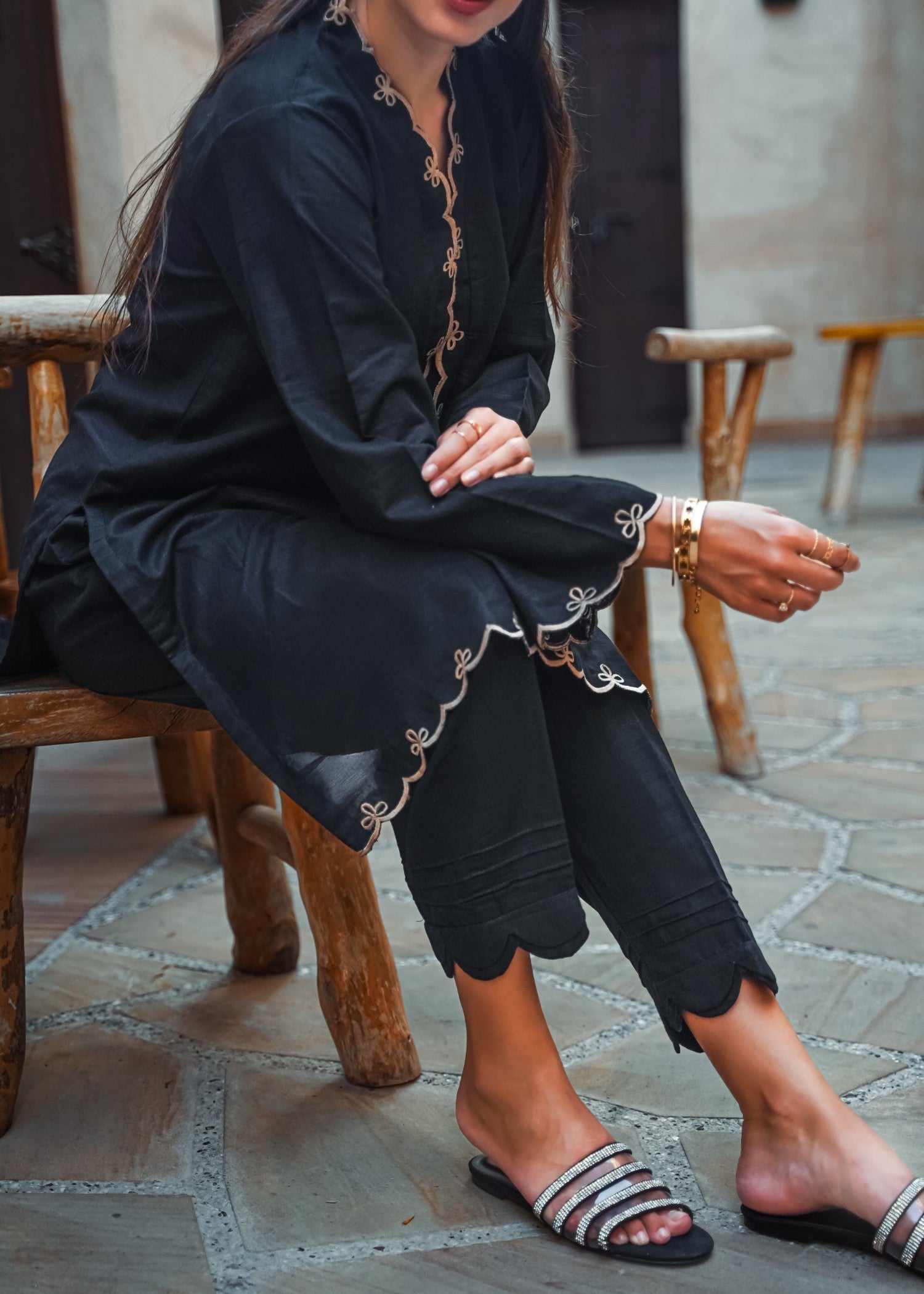 Ombrella Official Ethereal In Black Women 2pcs