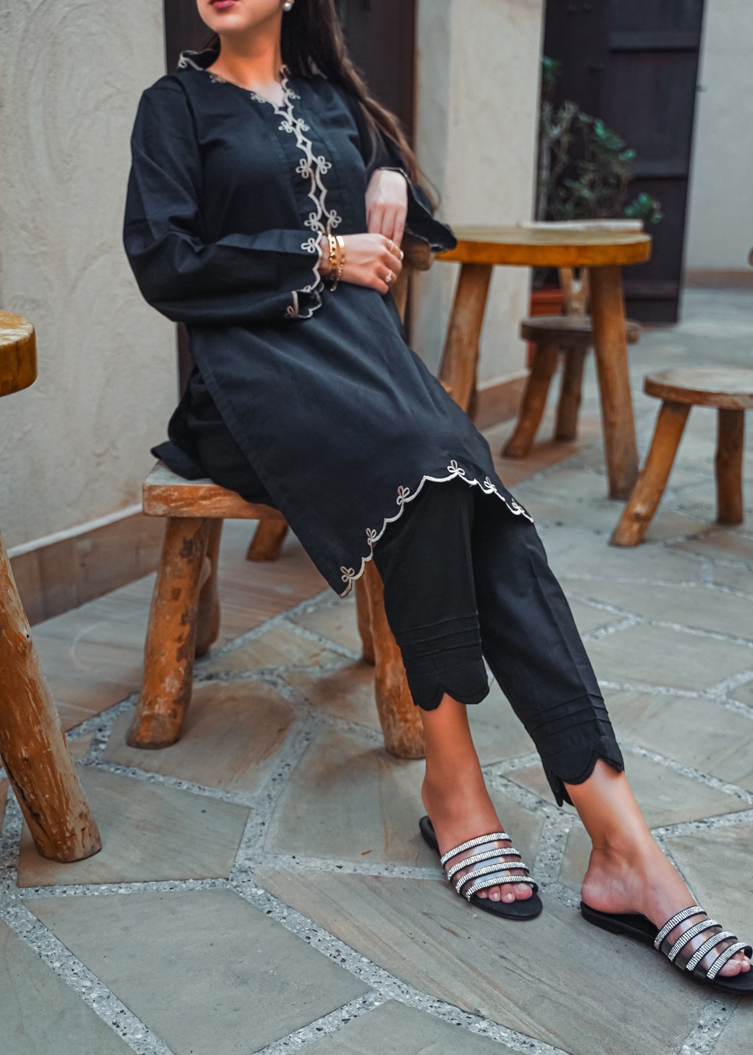 Ombrella Official Ethereal In Black Women 2pcs