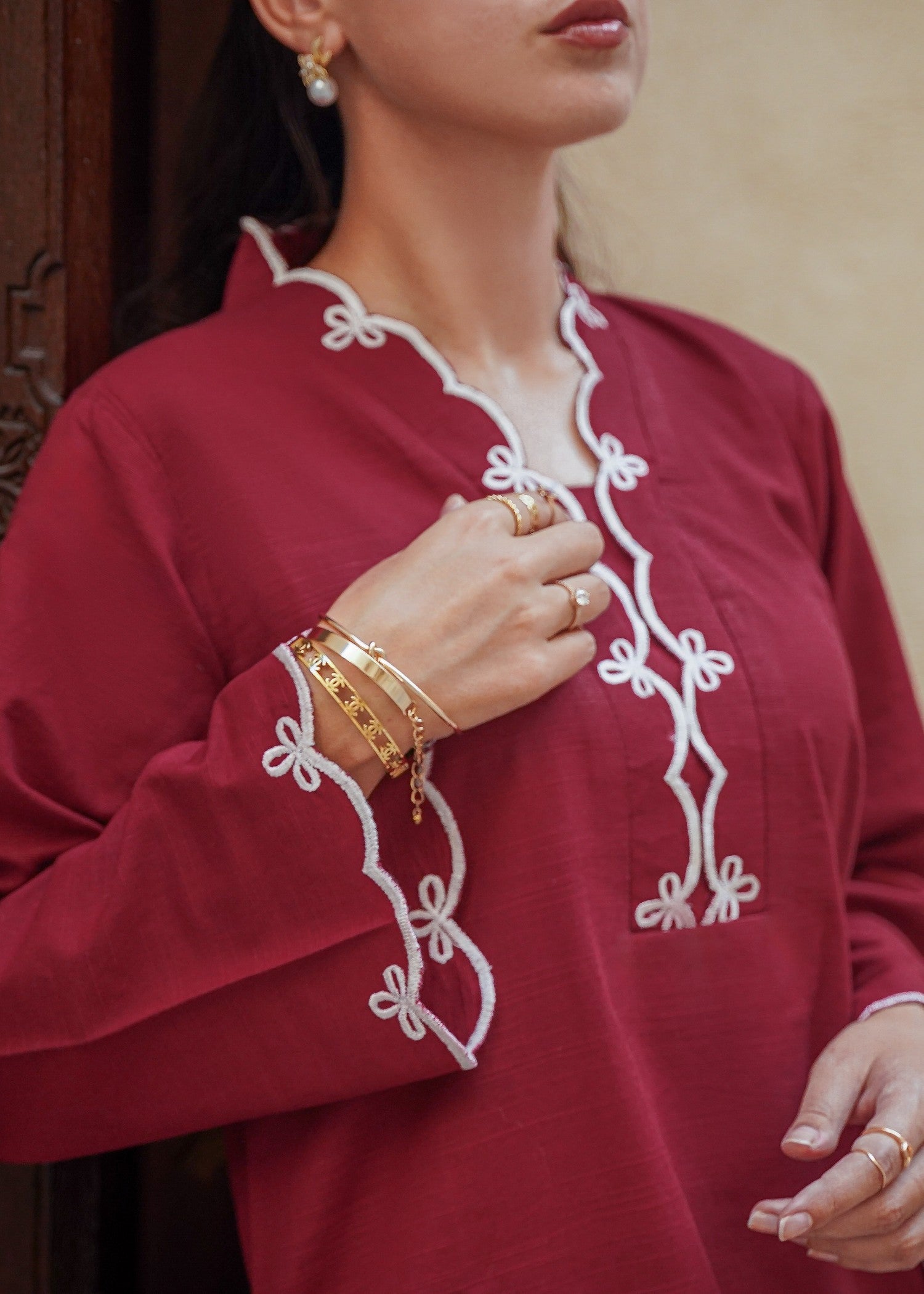 Ombrella Official Ethereal In Red Women 2pcs