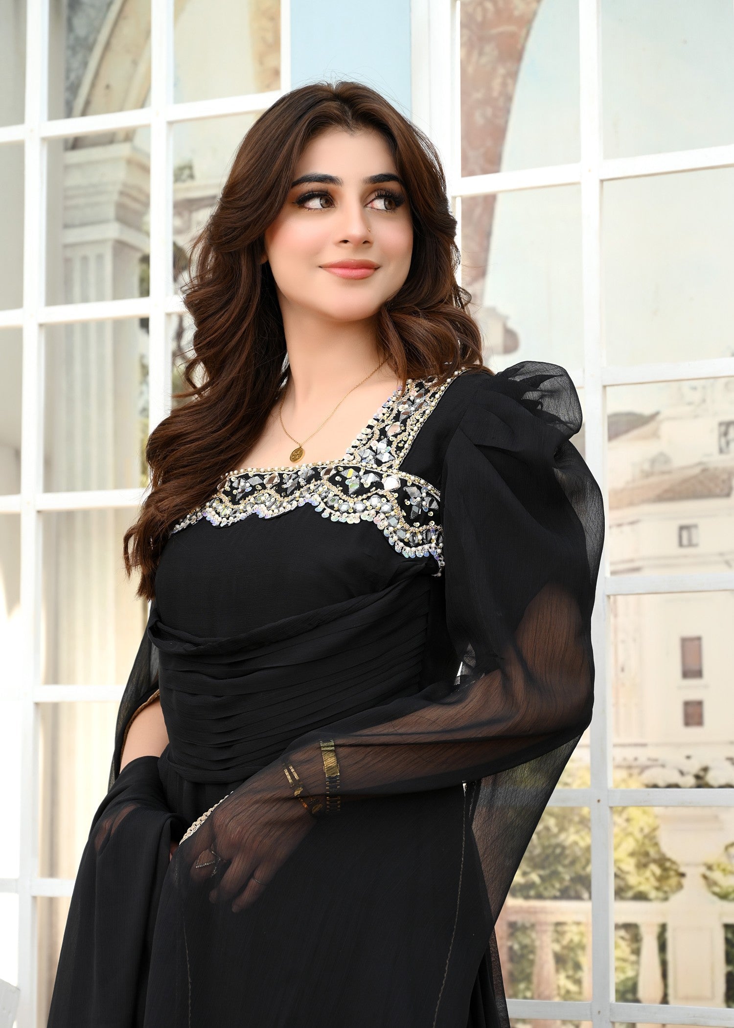 Miss & Mrs Black hajra l b 011 Women 3pcs