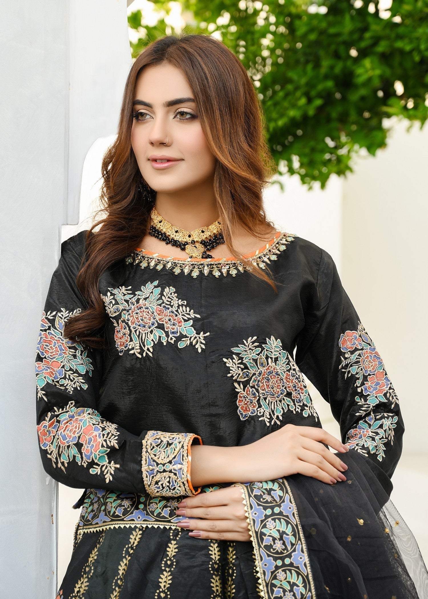 Miss & Mrs Black lhanga 029 Women 3pcs