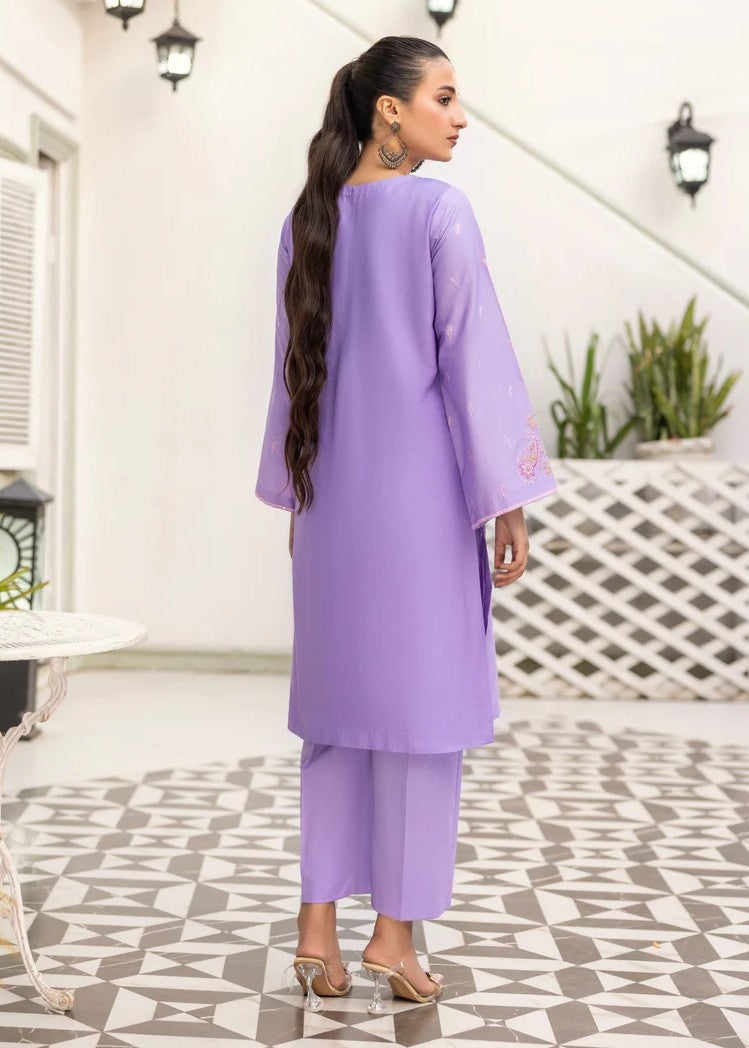 Mehryam Collection Lilac Sitari Embroidered Poplin Suit Women 2pcs