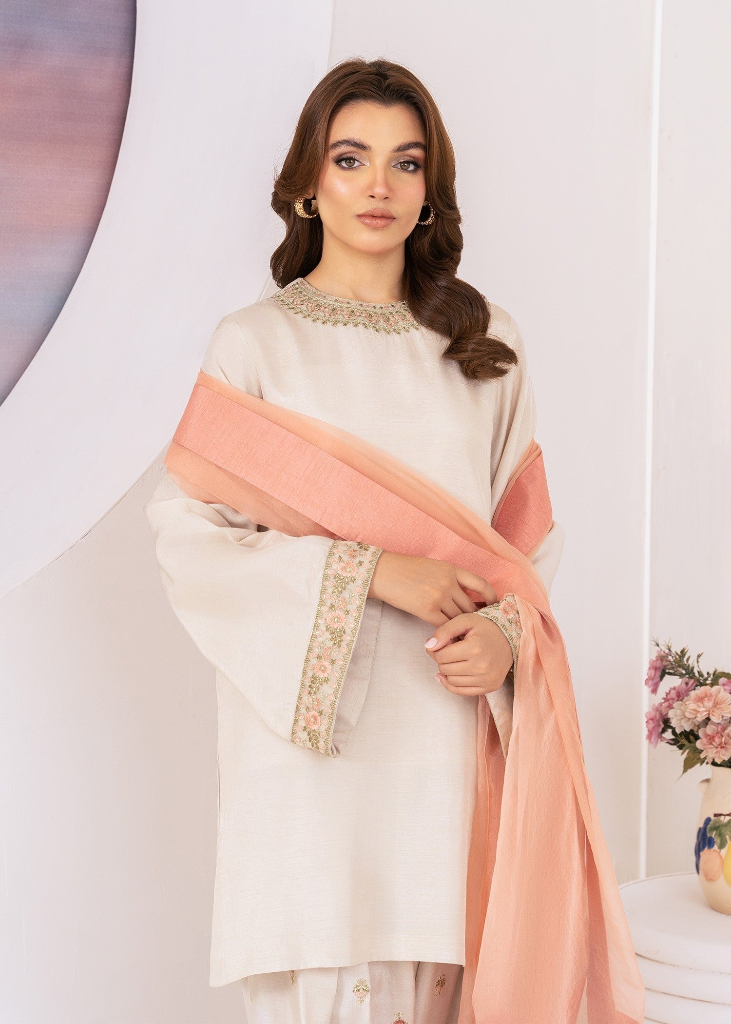Rang-e-Haya Ivoria (Ivory) Women 3pcs