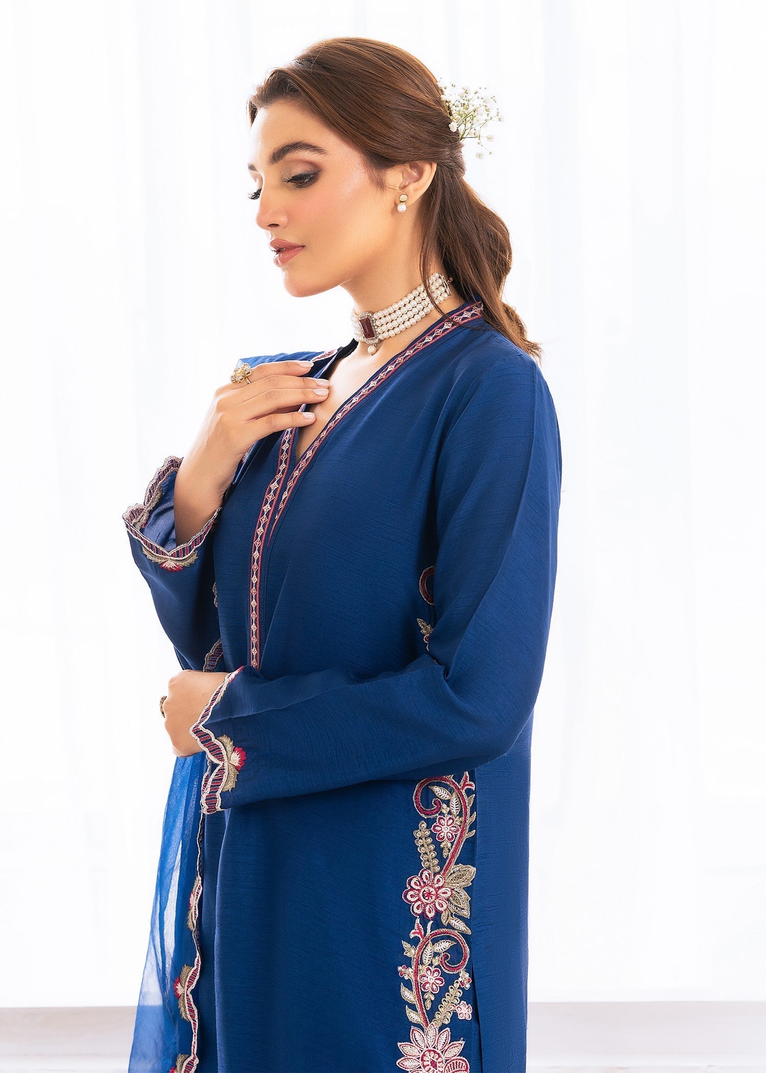 Rang-e-Haya Elara (Royal Blue) Women 3pcs