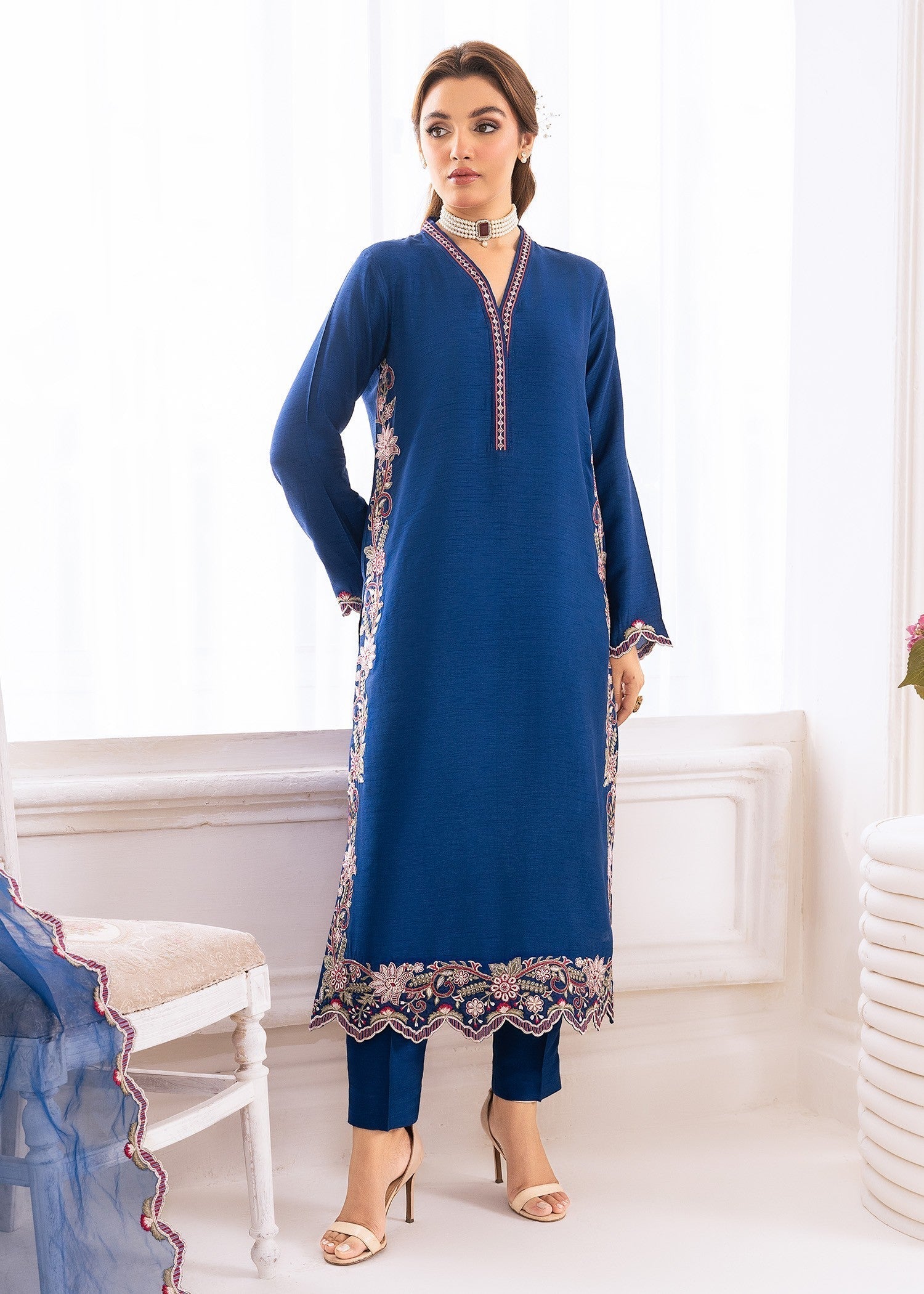 Rang-e-Haya Elara (Royal Blue) Women 3pcs