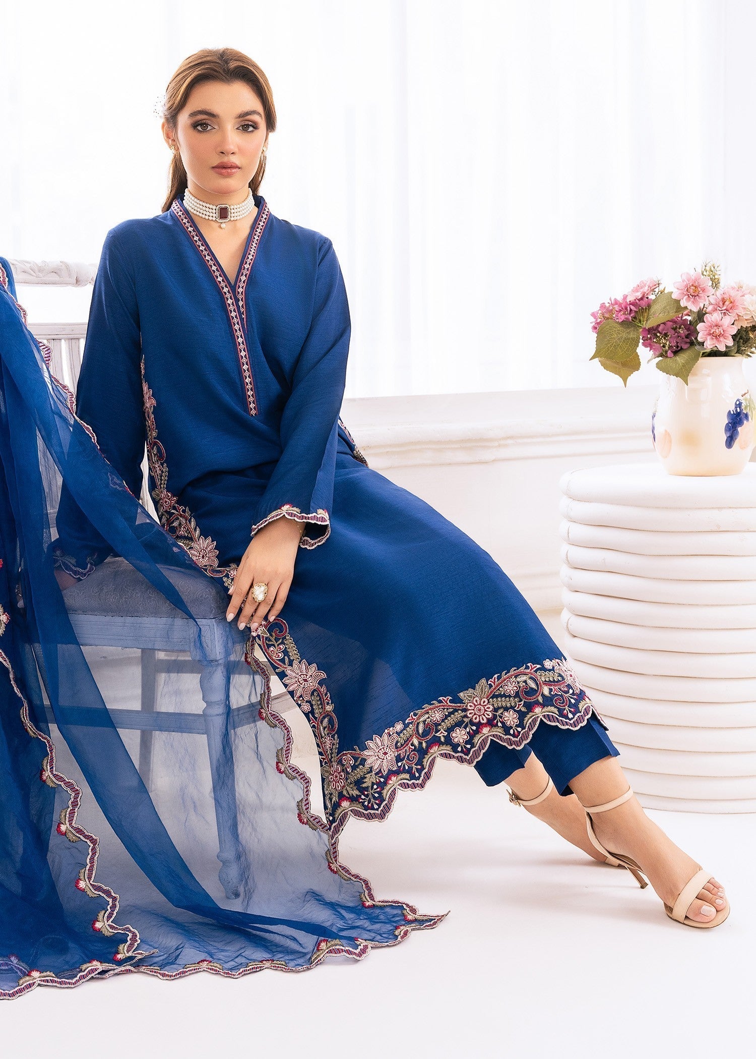 Rang-e-Haya Elara (Royal Blue) Women 3pcs