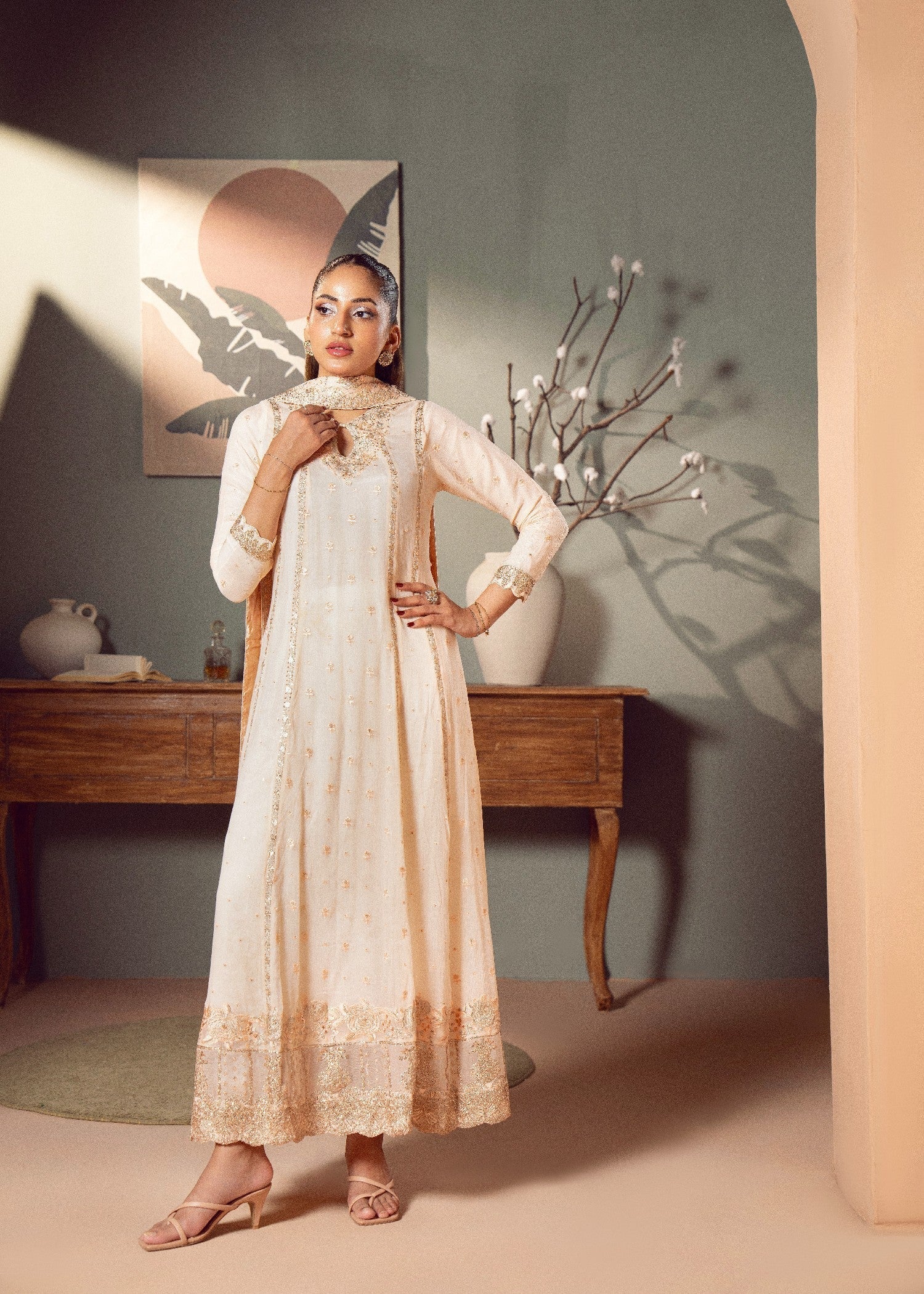 Kaamdar By Nofl Farooq Payab Women 3pcs