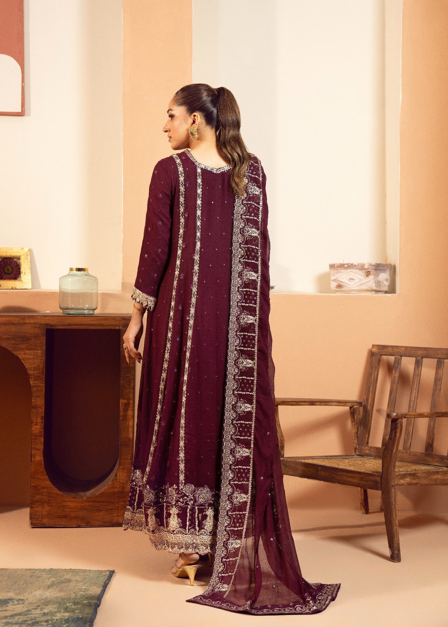 Kaamdar By Nofl Farooq Aftab Women 3pcs