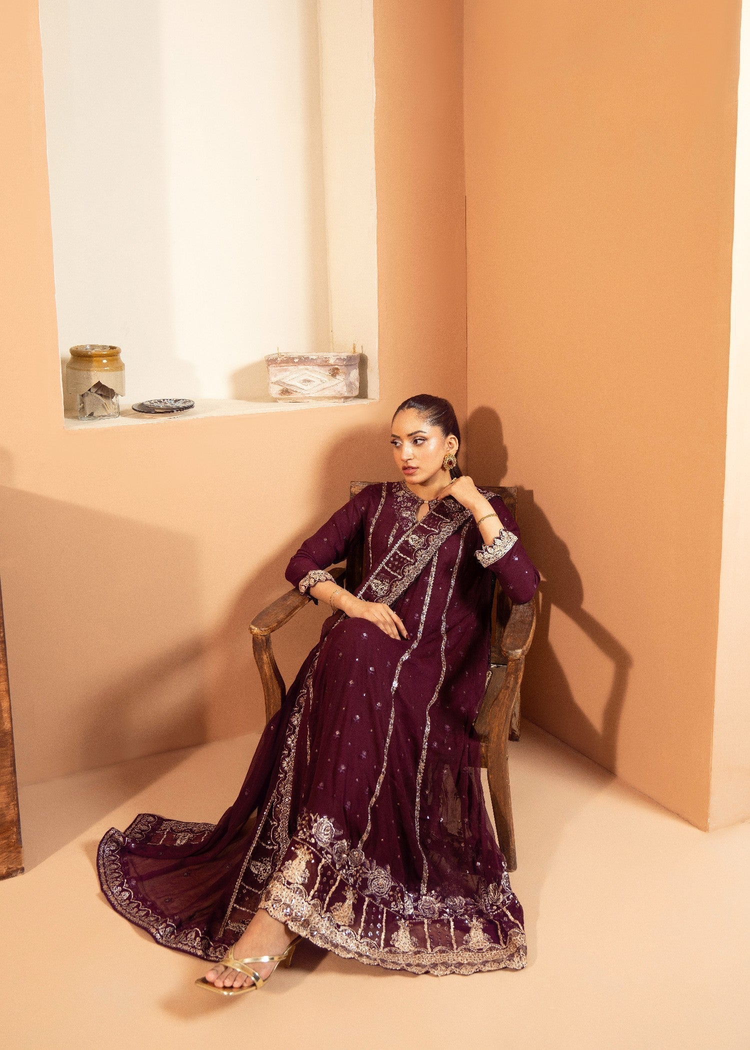 Kaamdar By Nofl Farooq Aftab Women 3pcs