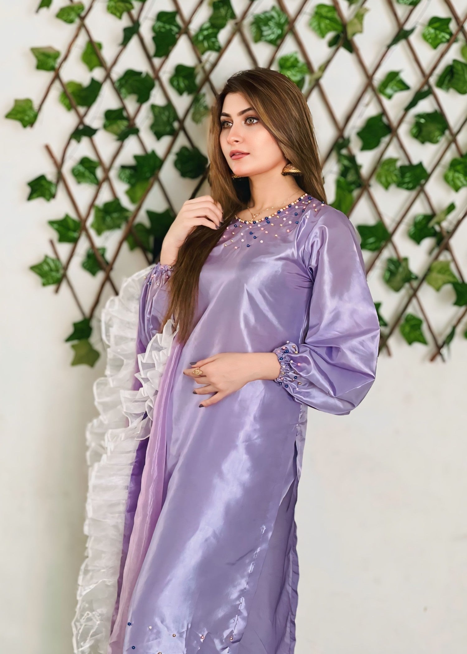 Anabiya pearl lavender Women 3pcs