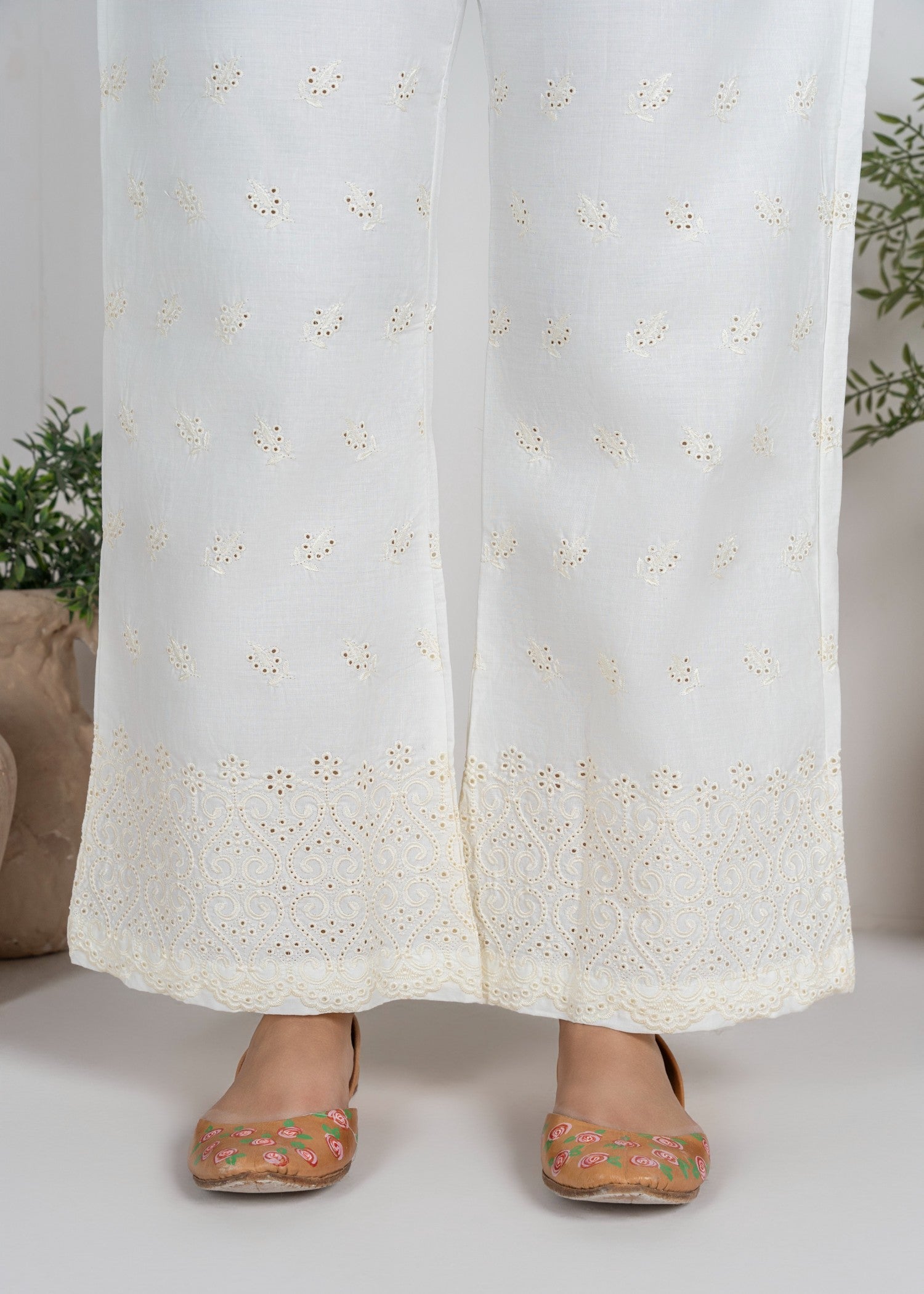 Rangeenz Embroidered Bell Trouser BRRD C Women 1pcs