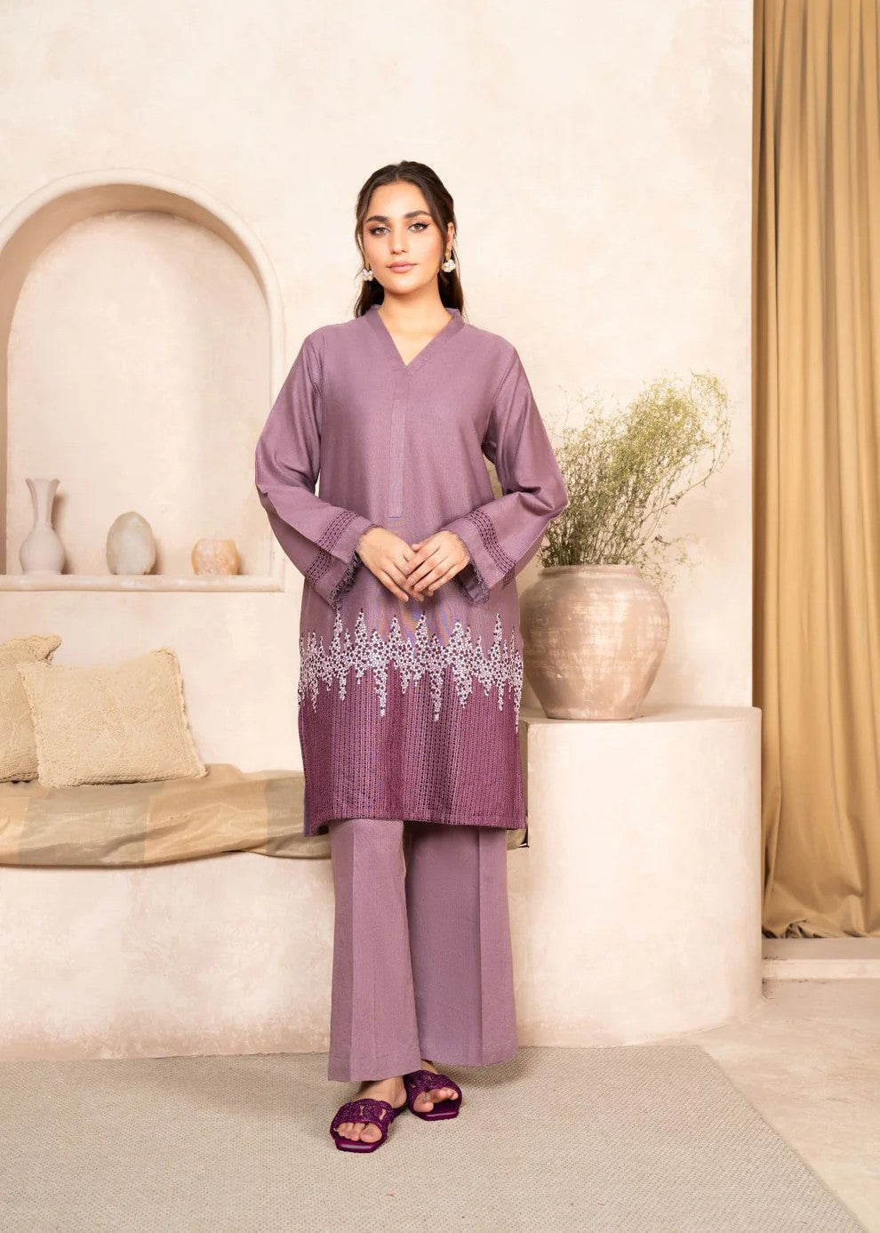 Lazuli Mauve Sapphire Women 2pcs