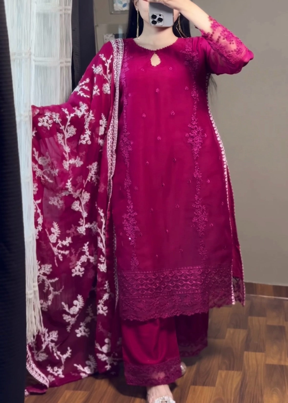 Four Season Boutique NOOR JAN HOTPINK Women 3pcs