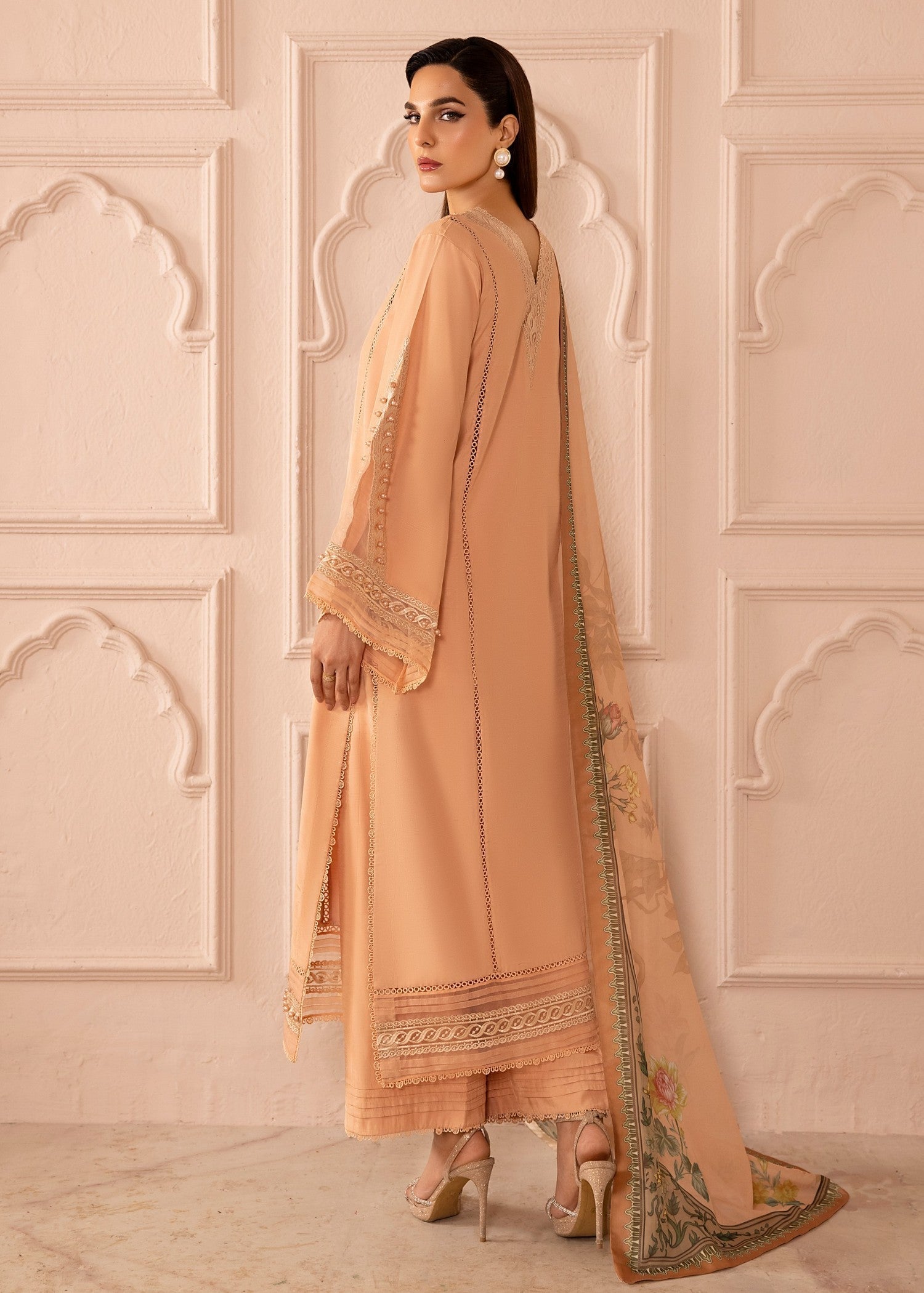 Tessa Peach Delight | | Ready to Wear Women 3pcs