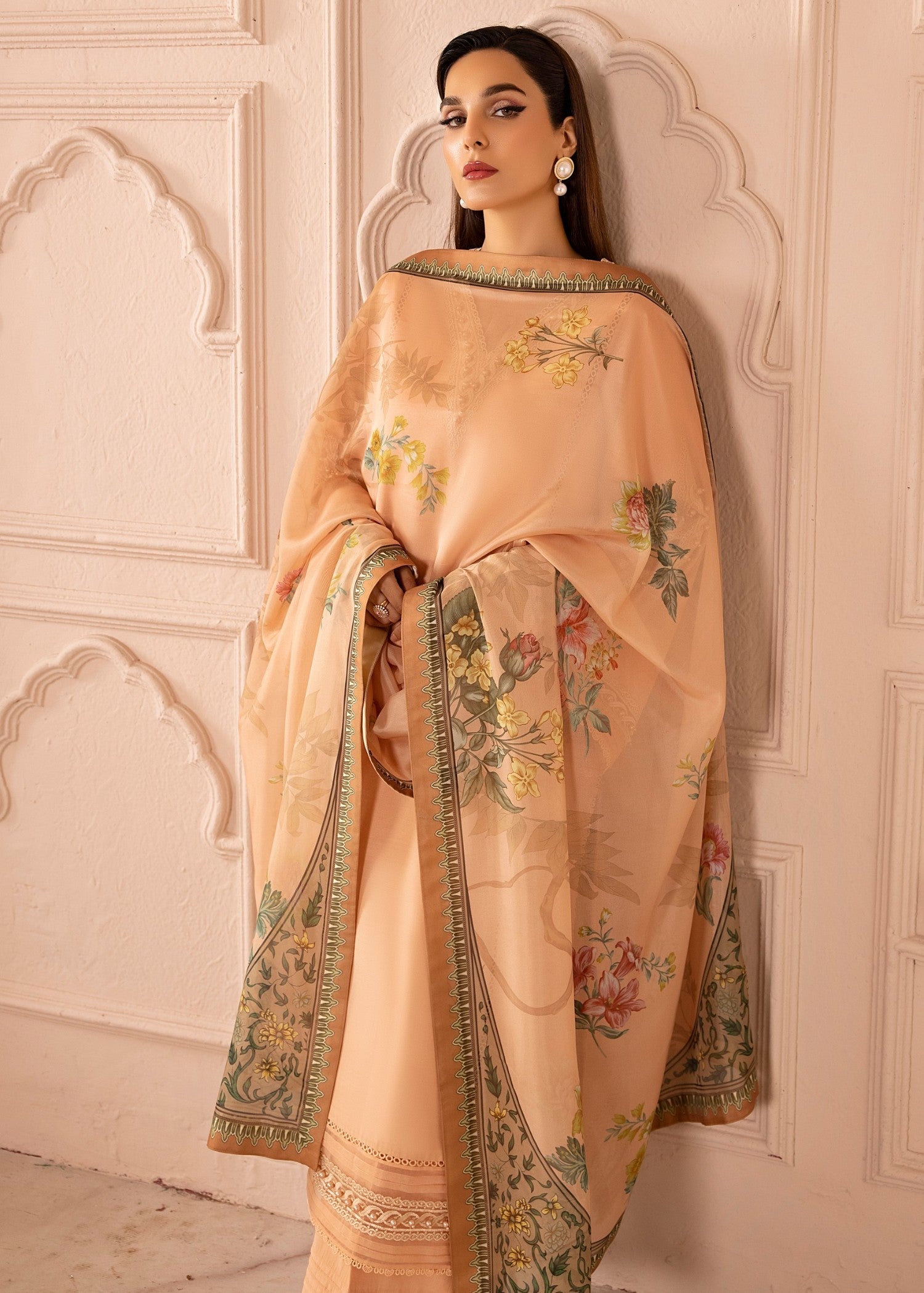 Tessa Peach Delight | | Ready to Wear Women 3pcs