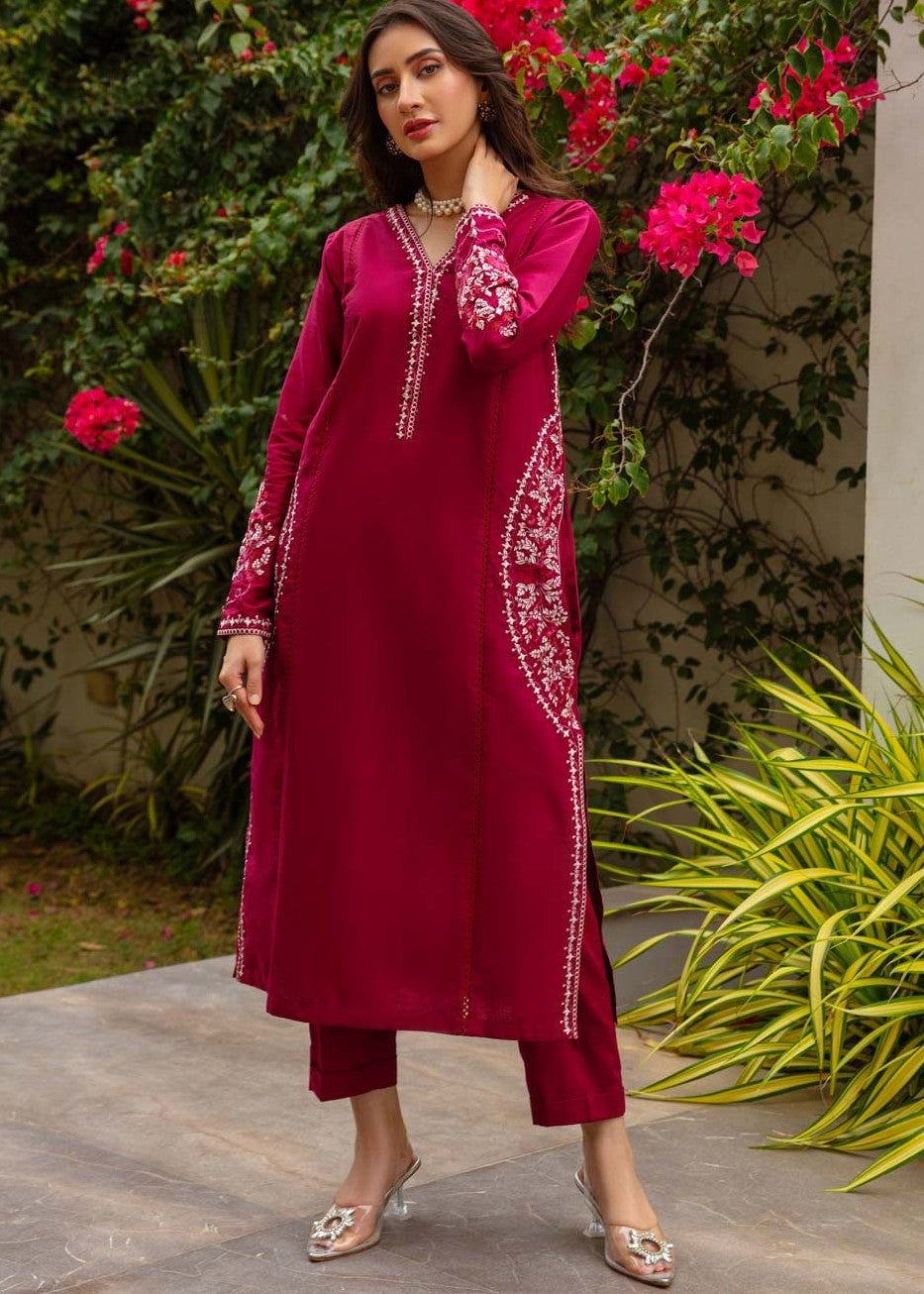 Tng (The Next Generation) Crimson (Reddish Maroon) Women 2pcs