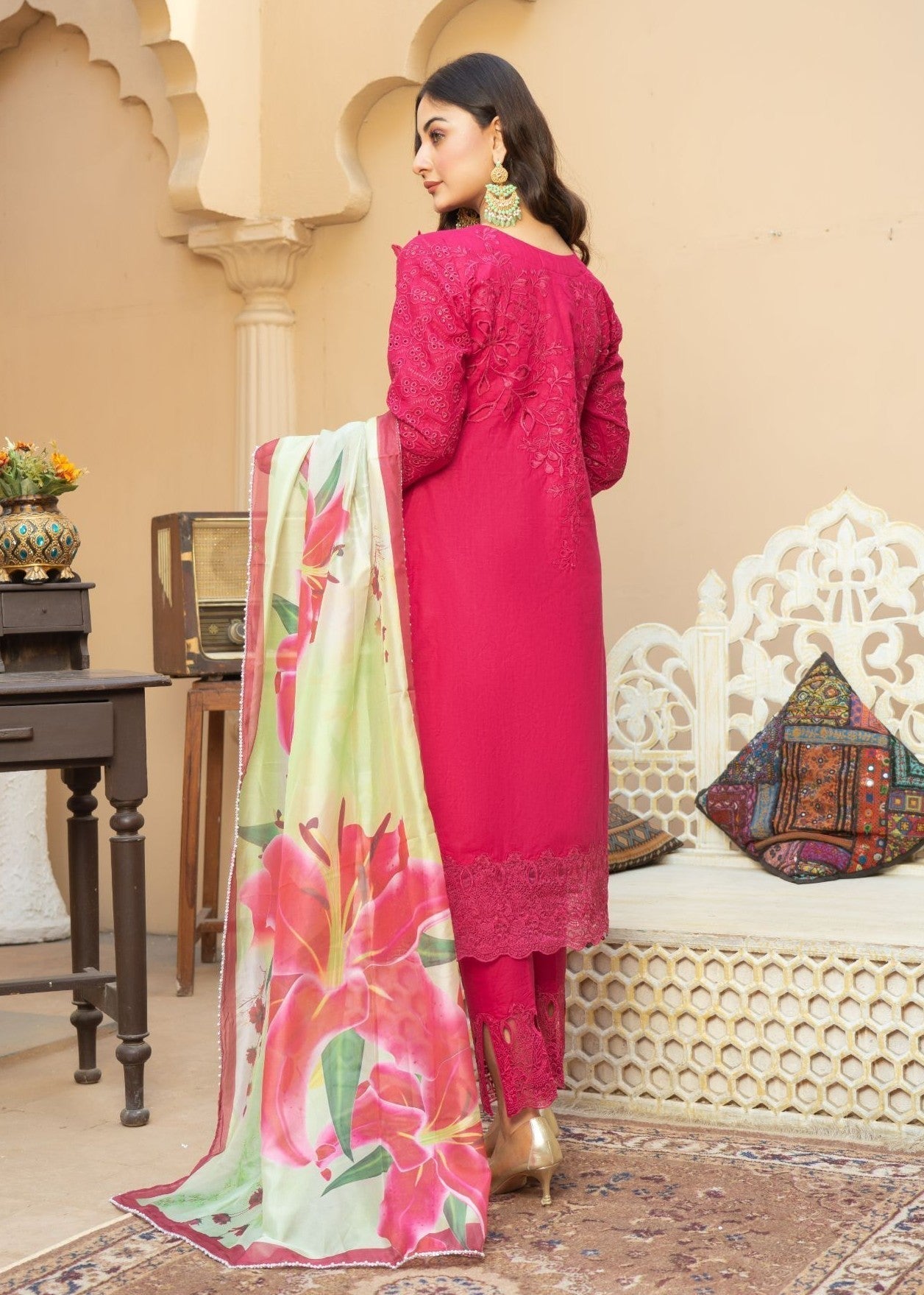 Al-Harir Apparel Mashaal Pink Women 3pcs