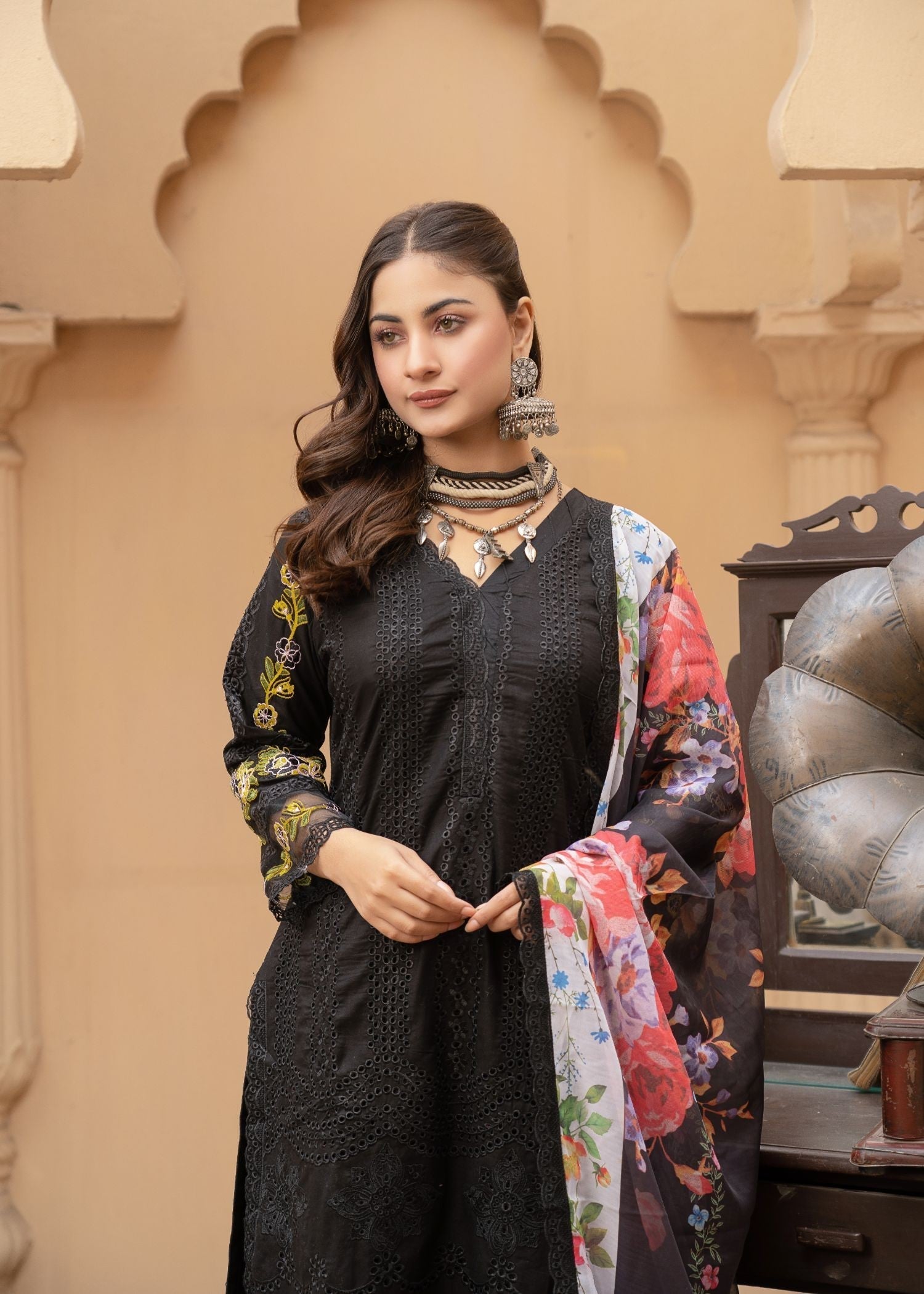 Al-Harir Apparel Rohma Black Women 3pcs