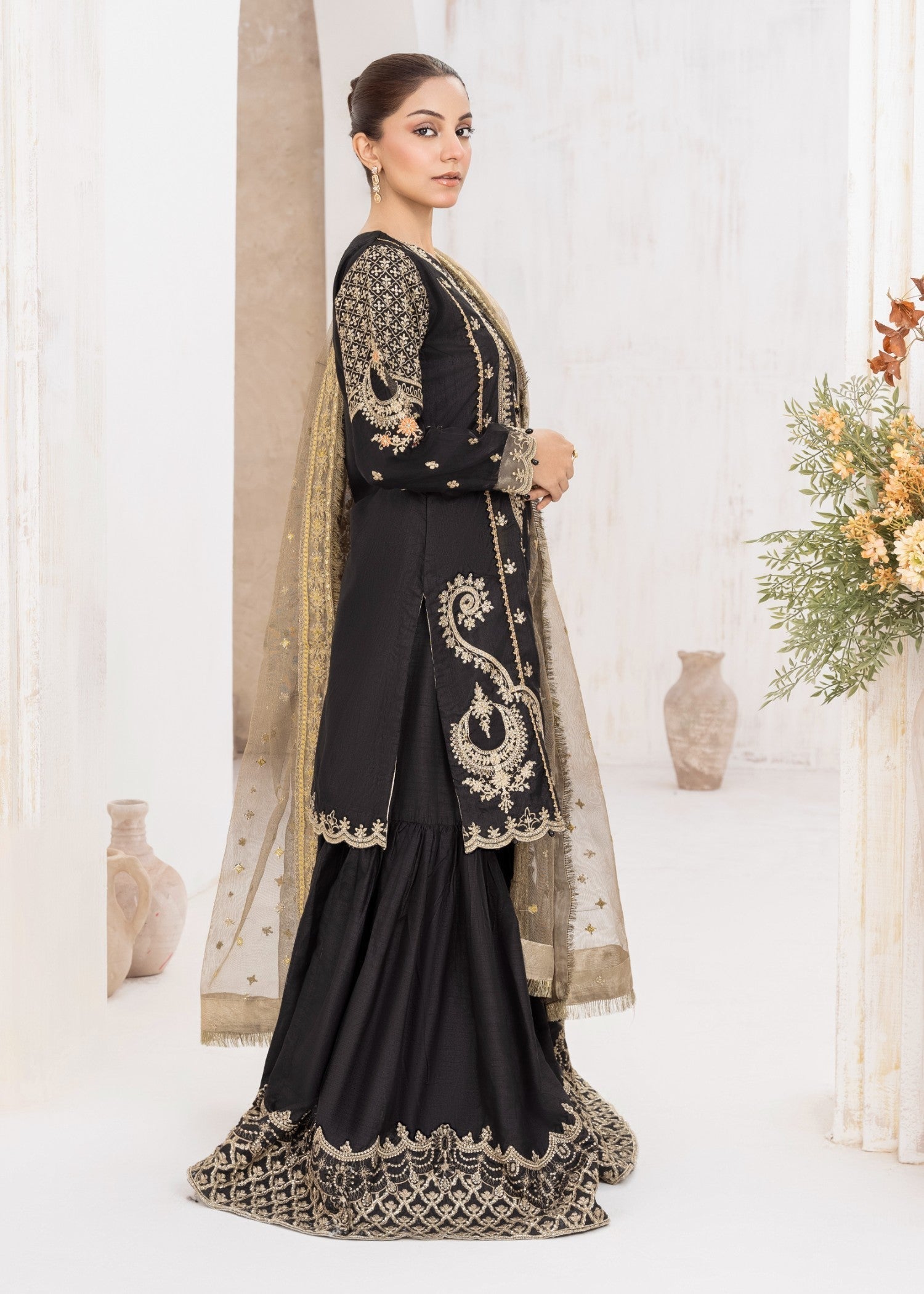 Malhaar MAL AL 4033 BLACK Women 3pcs