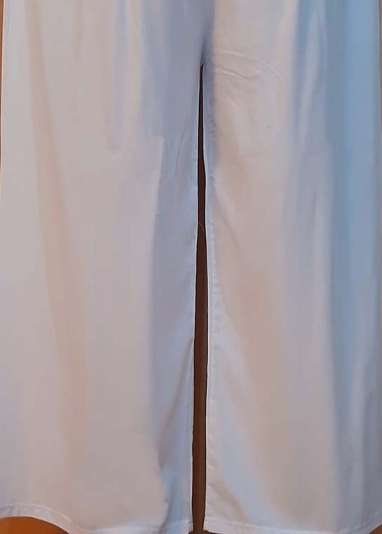 Zardi Linen Palazzo Trouser Soft White ZT164 Women 1pcs