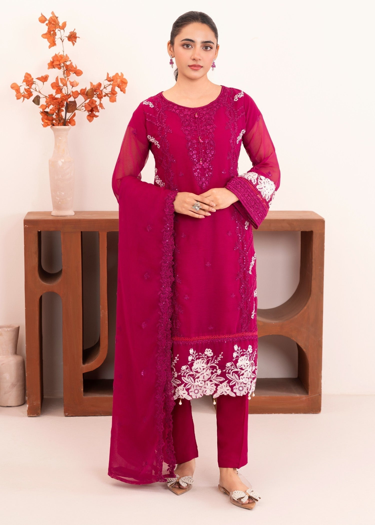 Four Season Boutique SABOOR ALY HOTPINK Women 3pcs