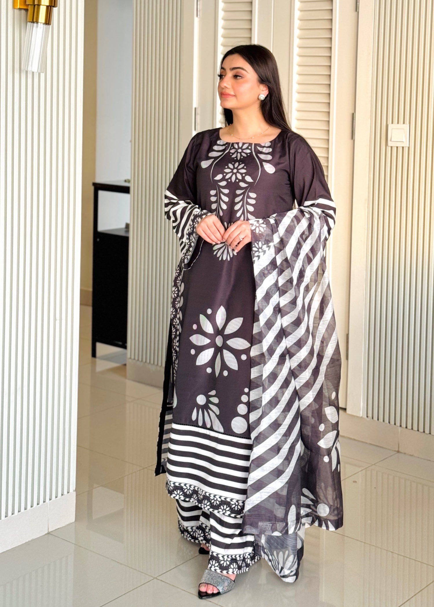 Ayesha B black (sofia) Women 3pcs