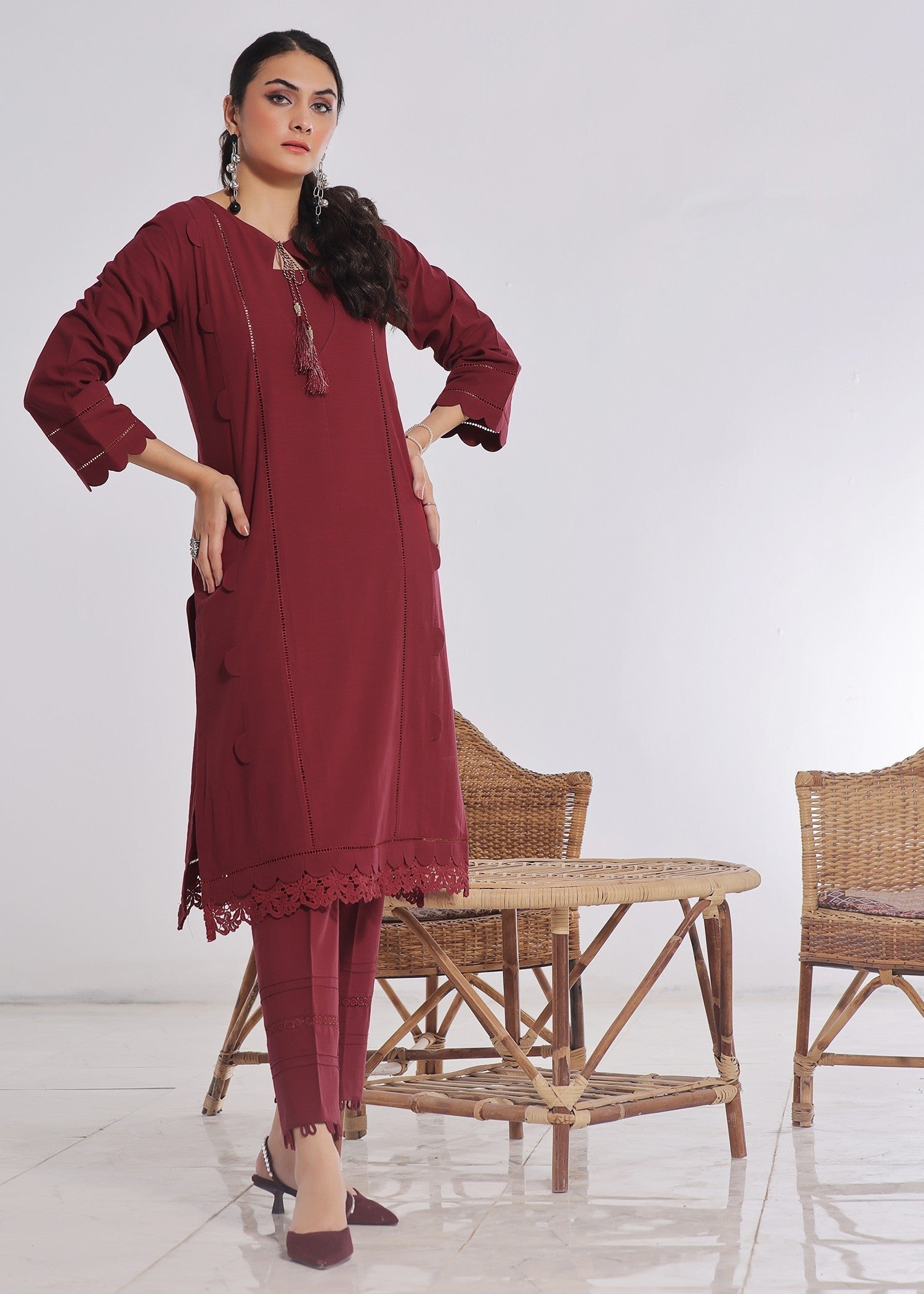 Fiona Geranium Women 2pcs