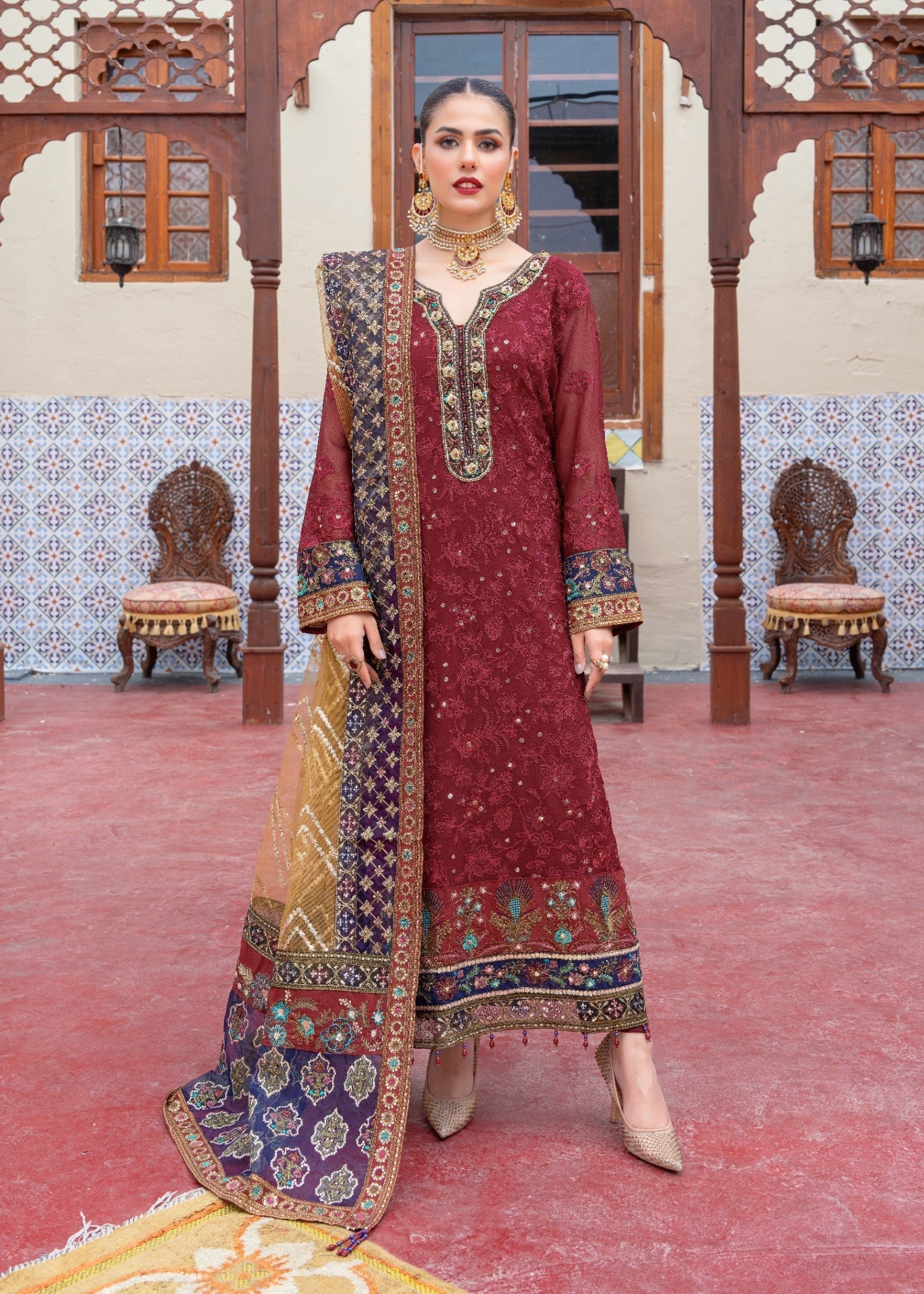 Mah-e-Rooh JM 9506 JHALAK Women 3pcs