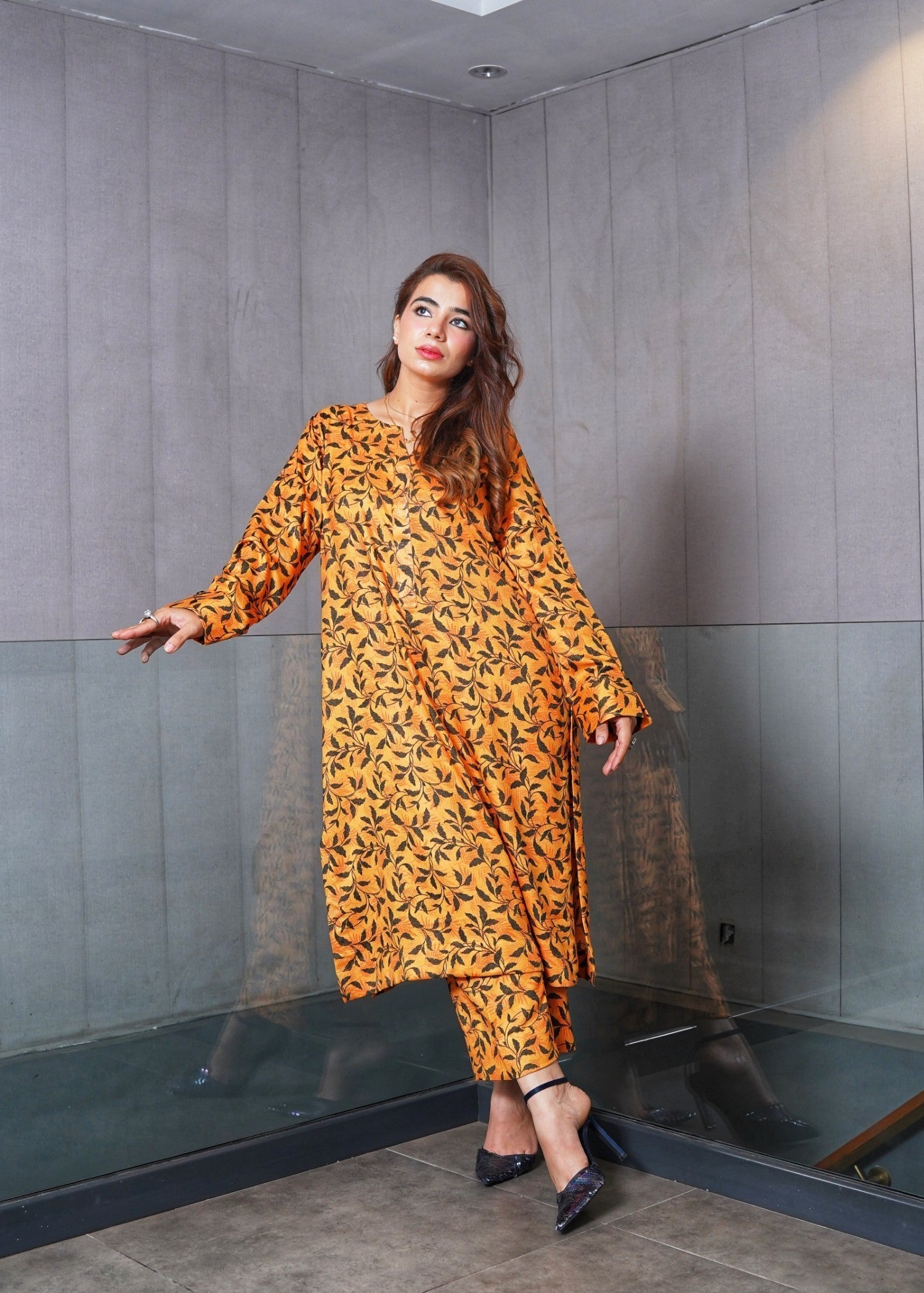 Hafsaz By Beenish Azhar mustard Women 2pcs
