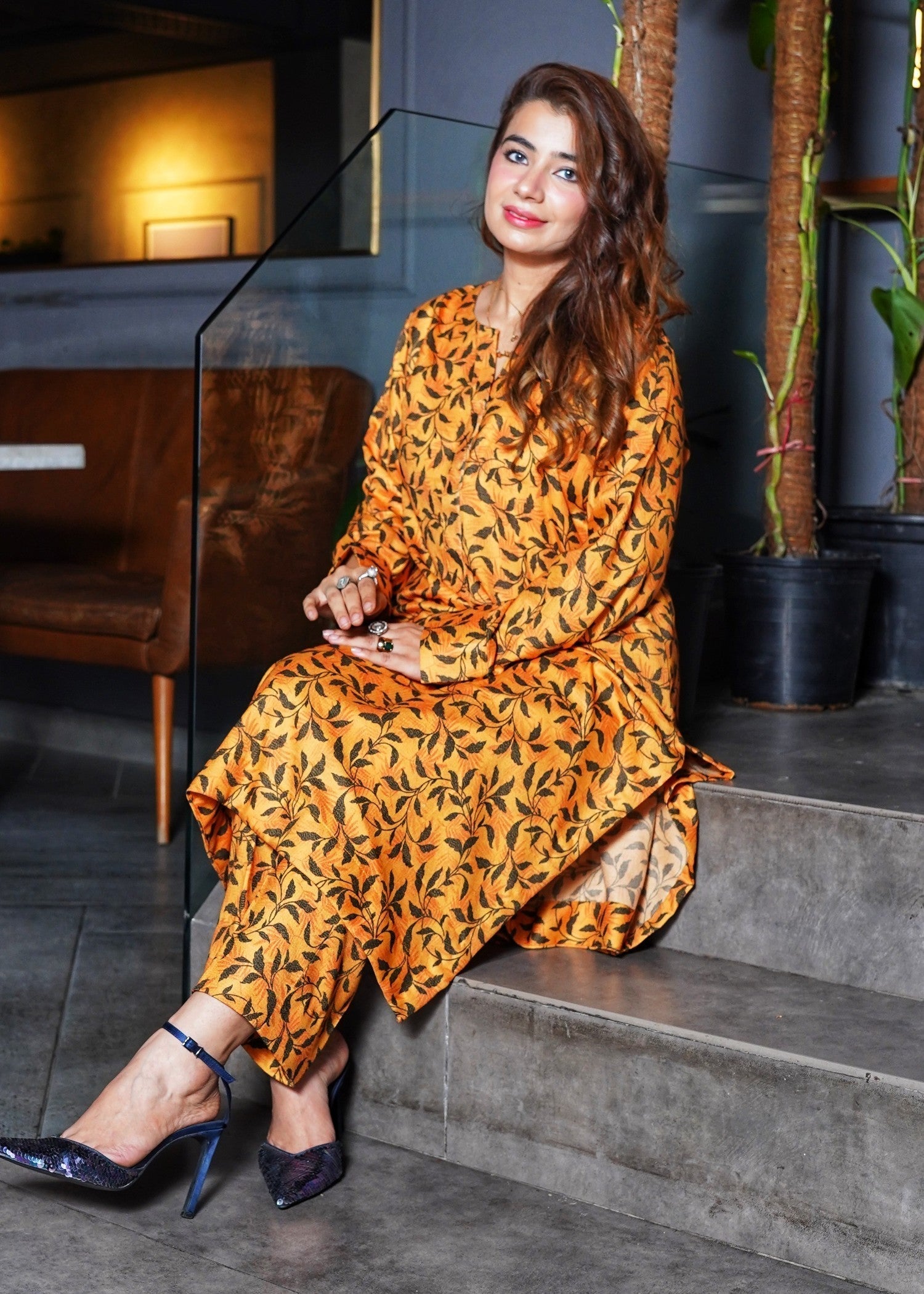 Hafsaz By Beenish Azhar mustard Women 2pcs