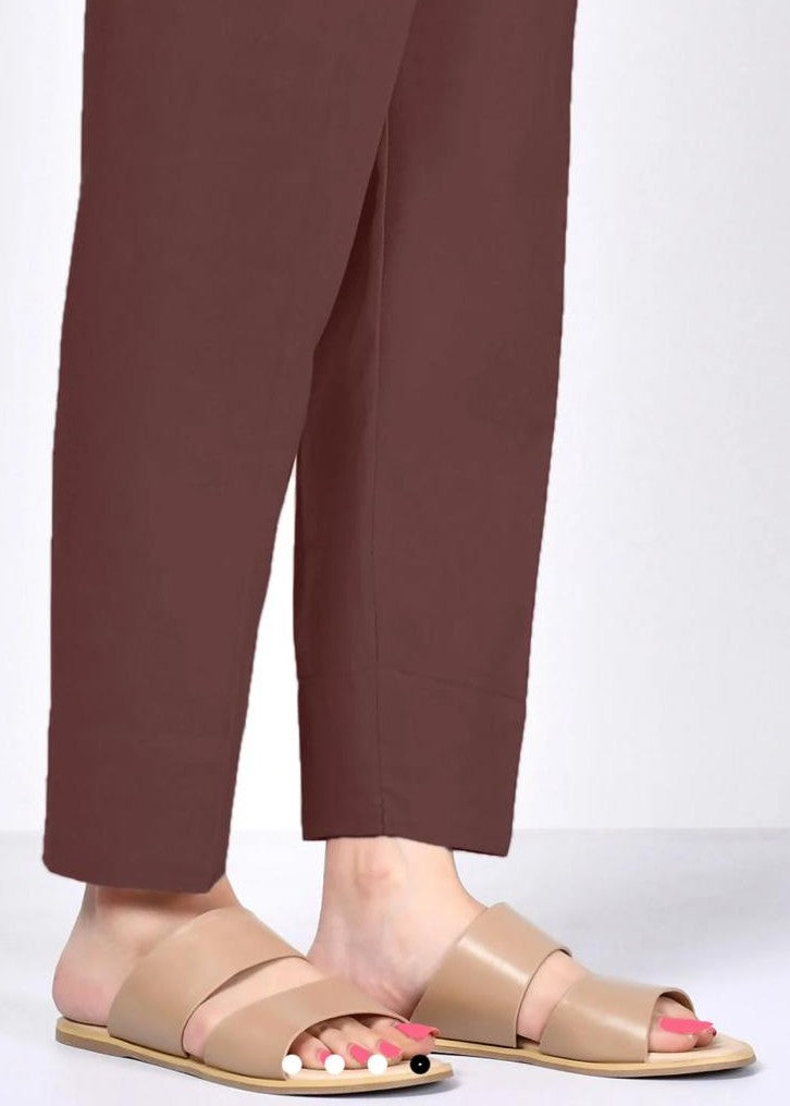 Rangeenz PLAIN TROUSER MEHROON MIDR Women 1pcs