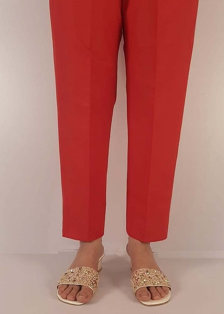 Zardi Women Cotton Trouser Red ZT116 Women 1pcs