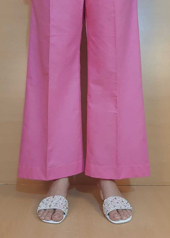 Zardi Pink Cotton Palazzo ZT209 Women 1pcs