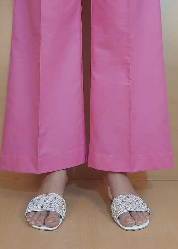 Zardi Pink Cotton Palazzo ZT209 Women 1pcs