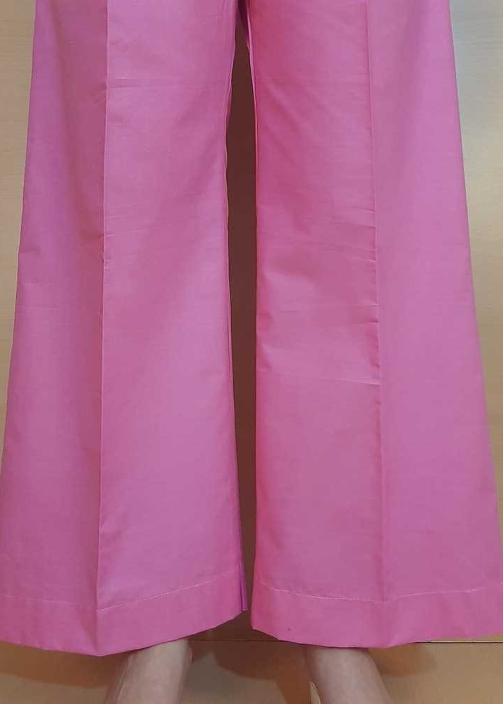Zardi Pink Cotton Palazzo ZT209 Women 1pcs