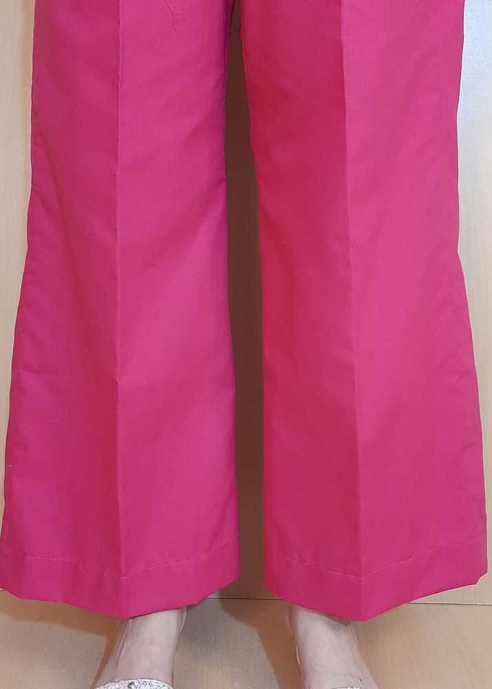 Zardi Fuchsia Cotton Palazzo ZT209 Women 1pcs