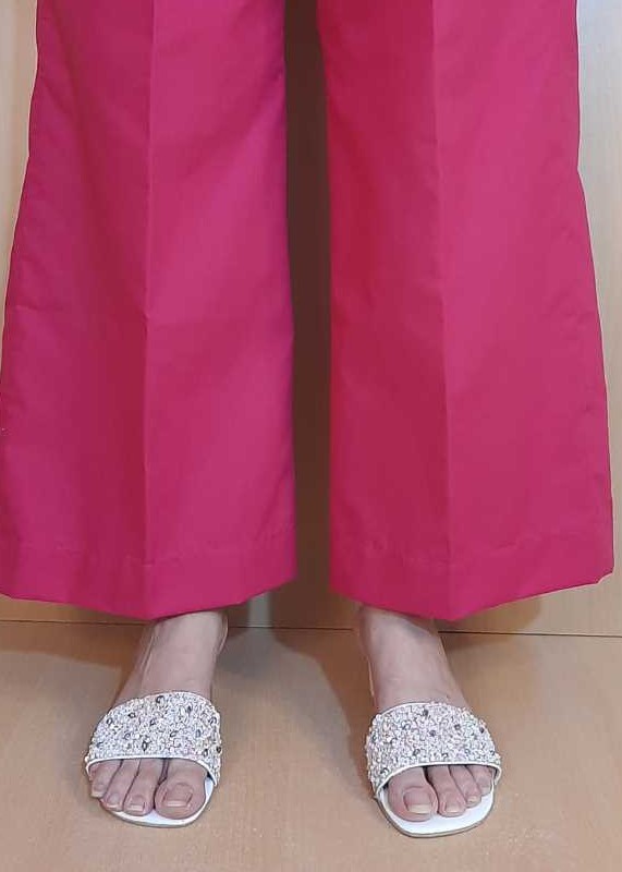 Zardi Fuchsia Cotton Palazzo ZT209 Women 1pcs