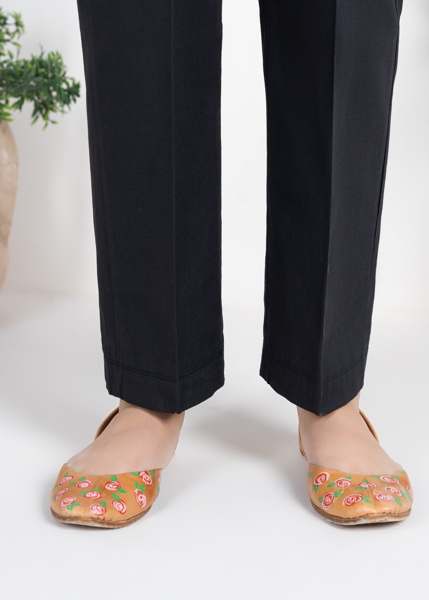 Rangeenz PLAIN TROUSER BLACK MIDR Women 1pcs