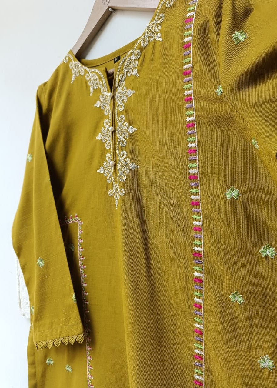 Lubana Store Esha Olive Women 2pcs