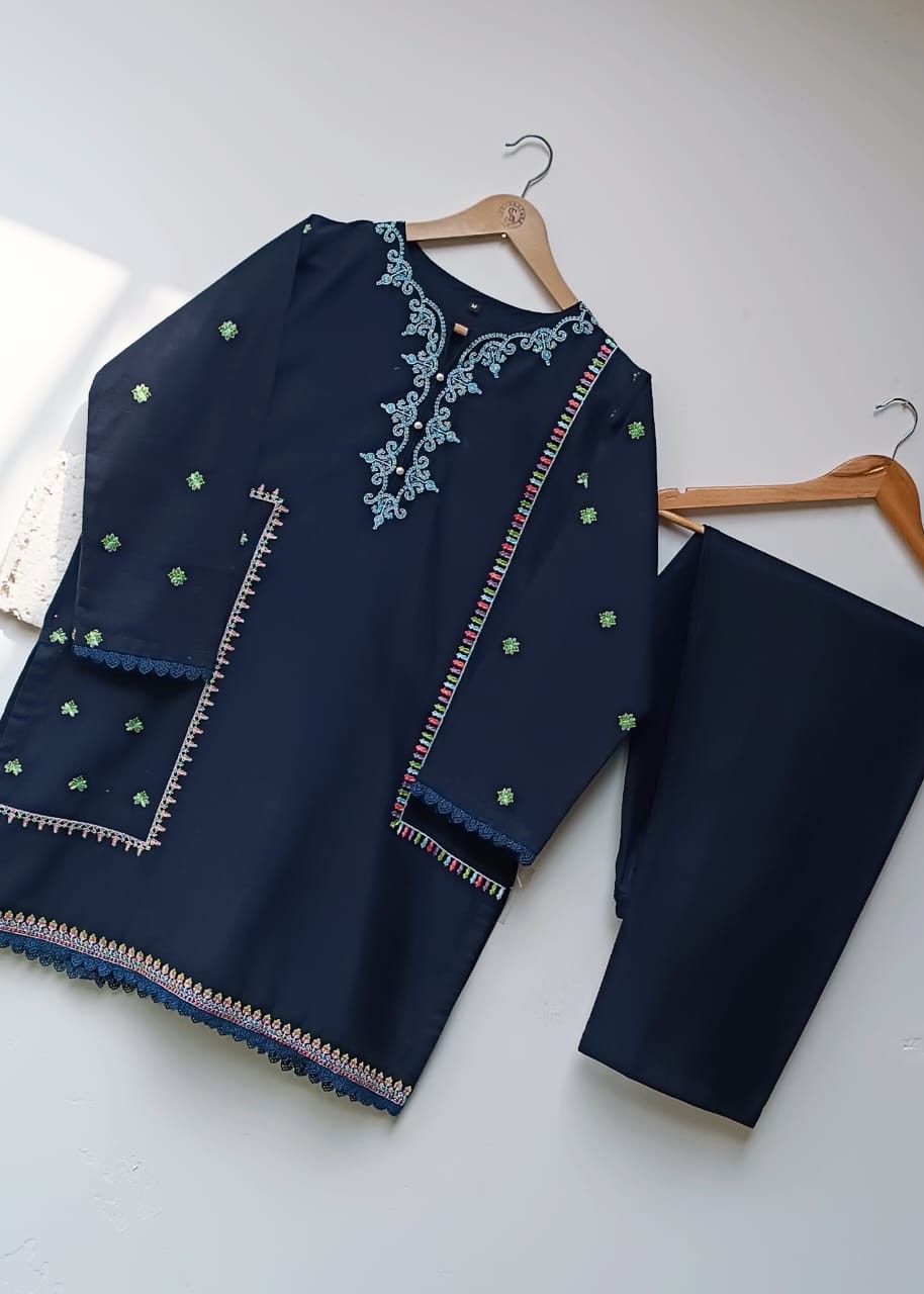 Lubana Store Esha Navy Women 2pcs