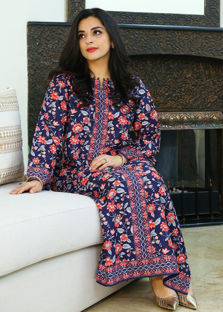 Zyna Ira Stitched Silk Co ord Women 2pcs